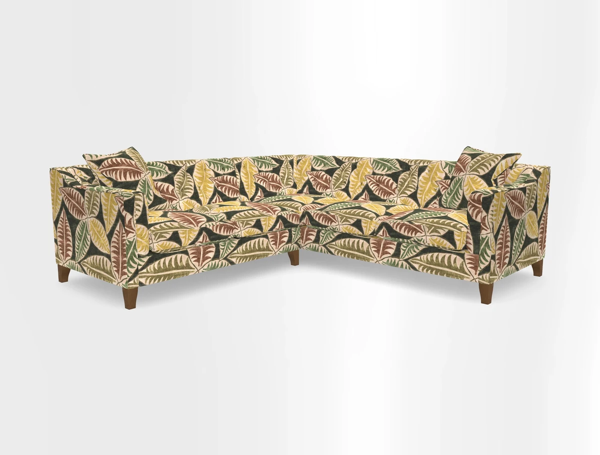 Haresfield Dipped Arm Corner Group LHF & RHF in Two Tone Plain Biscuit