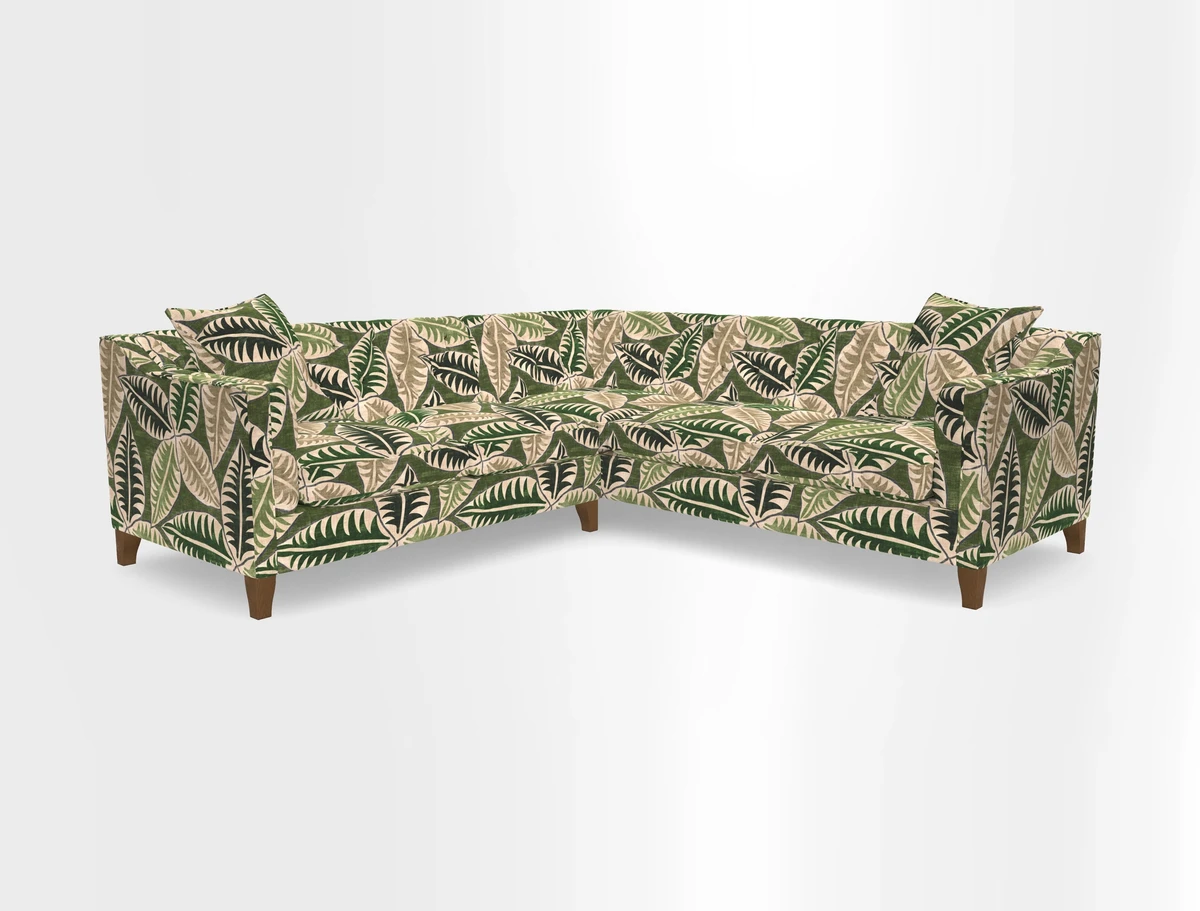 Haresfield Dipped Arm Corner Group LHF & RHF in Two Tone Plain Biscuit