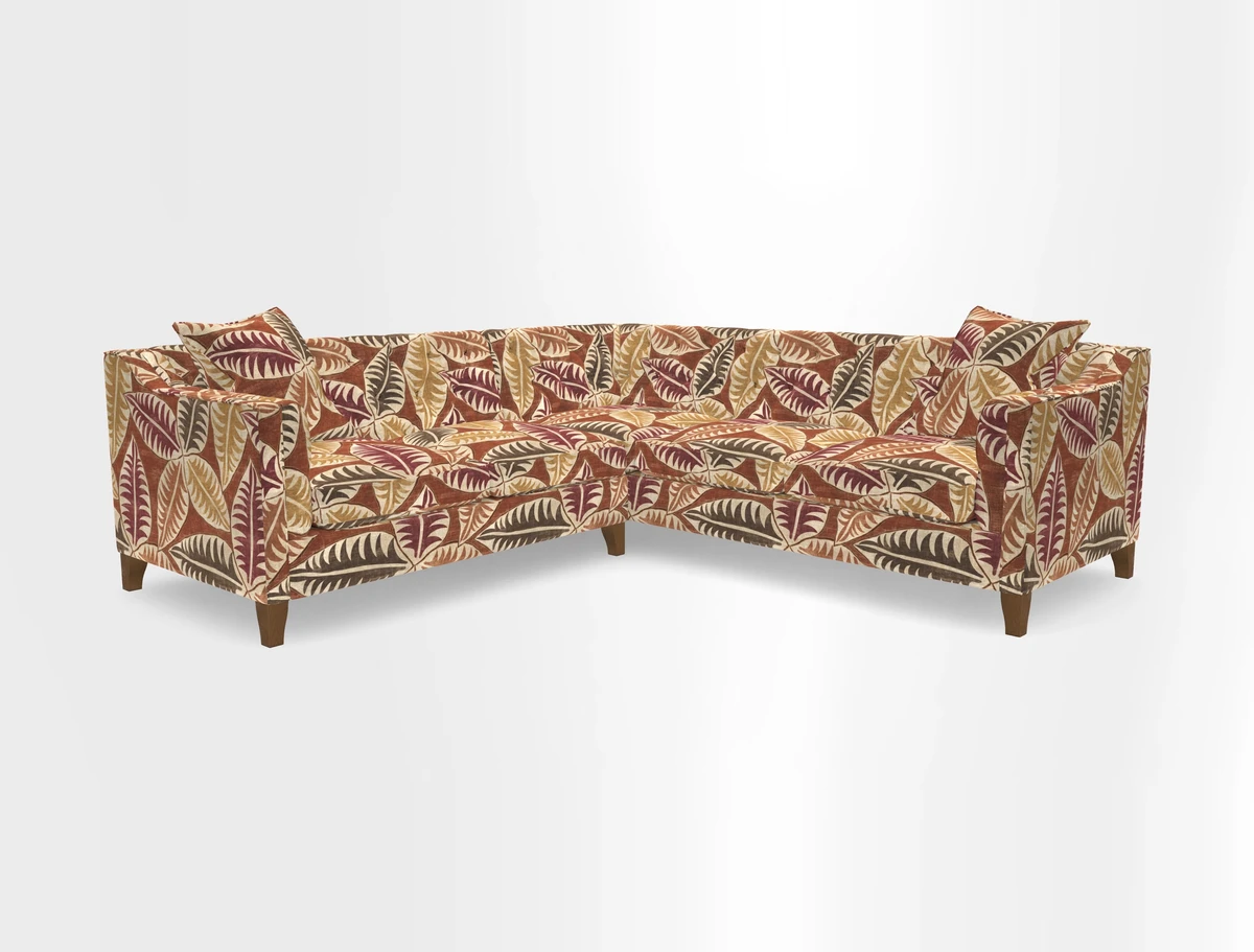Haresfield Dipped Arm Corner Group LHF & RHF in Two Tone Plain Biscuit