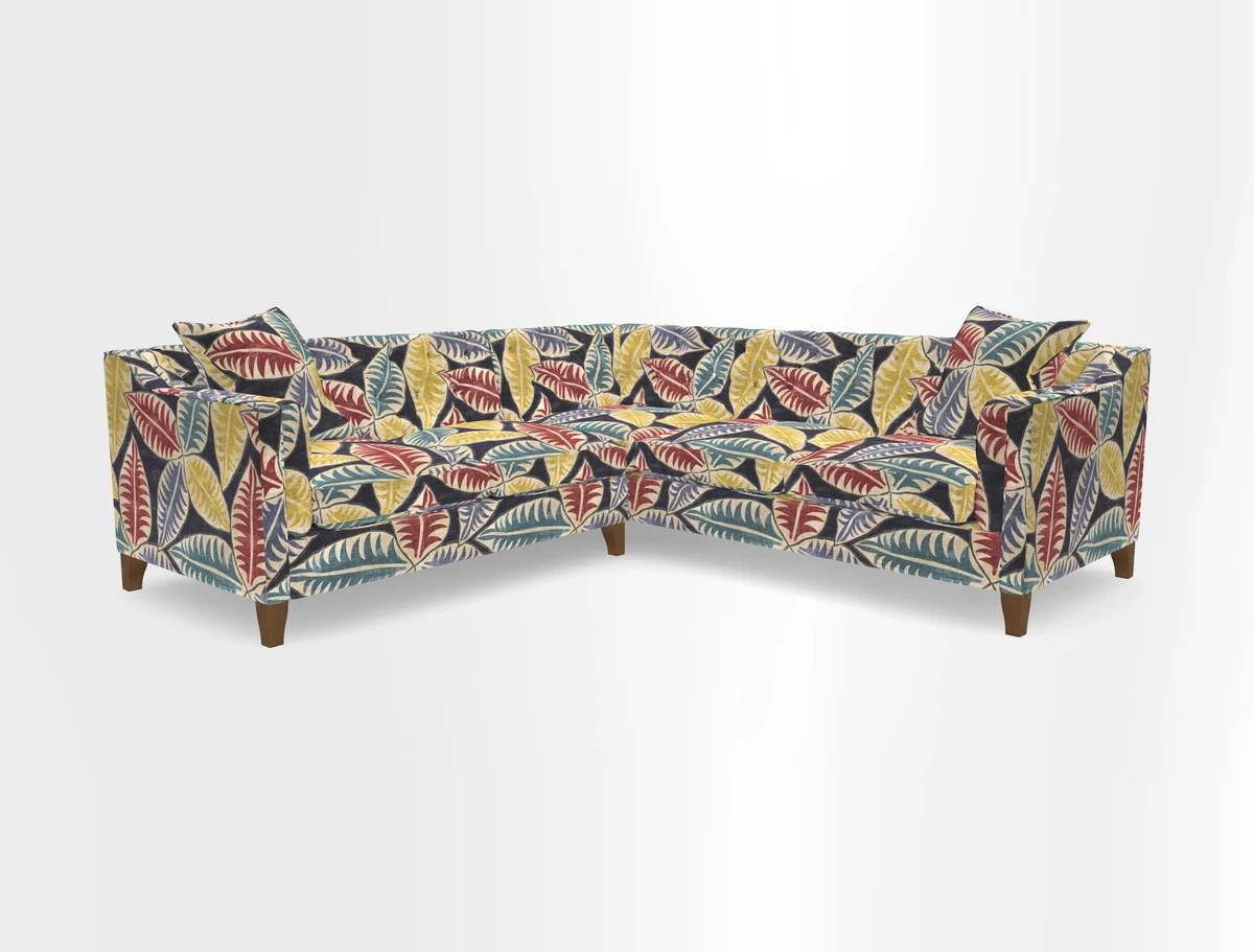 Haresfield Dipped Arm Corner Group LHF & RHF in Two Tone Plain Biscuit