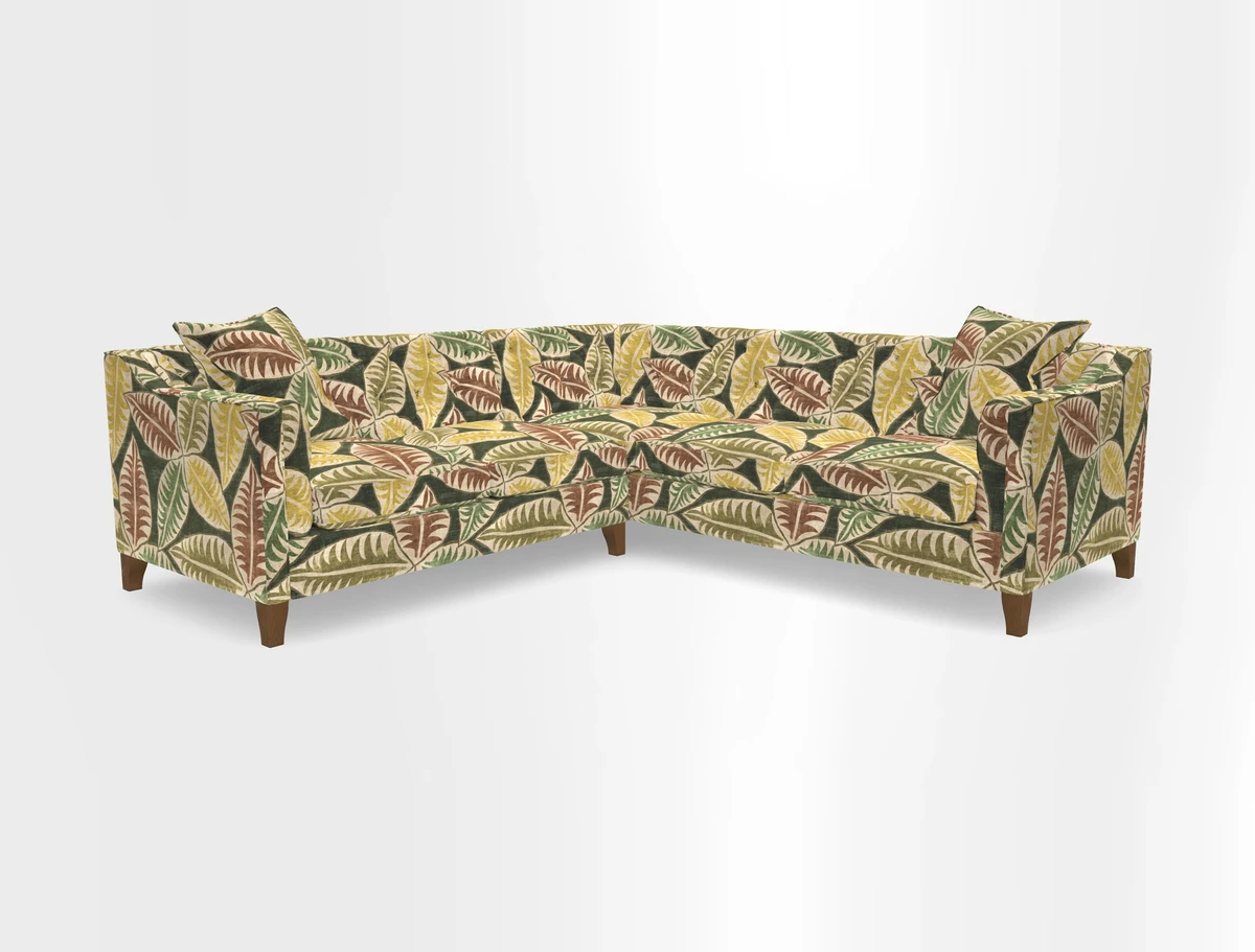Haresfield Dipped Arm Corner Group LHF & RHF in Two Tone Plain Biscuit