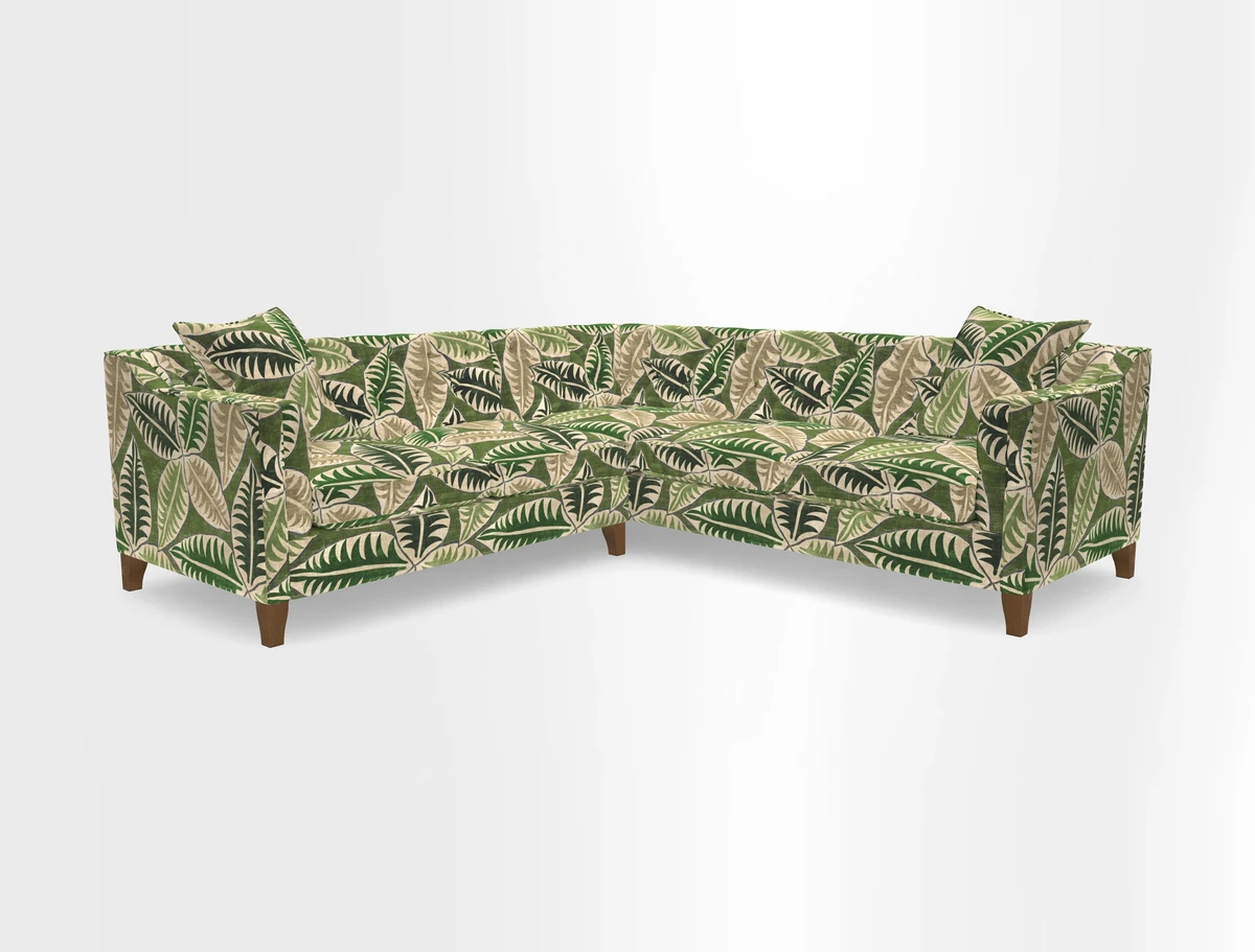Haresfield Dipped Arm Corner Group LHF & RHF in Two Tone Plain Biscuit