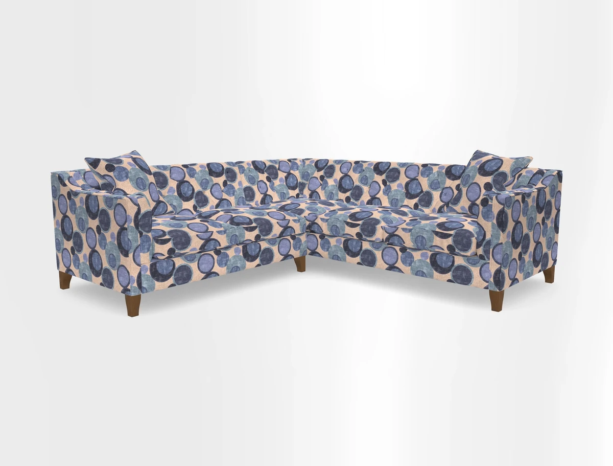 Haresfield Dipped Arm Corner Group LHF & RHF in Two Tone Plain Biscuit