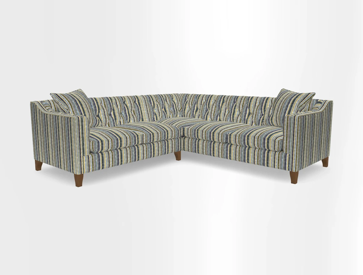 Haresfield Dipped Arm Corner Group LHF & RHF in Two Tone Plain Biscuit
