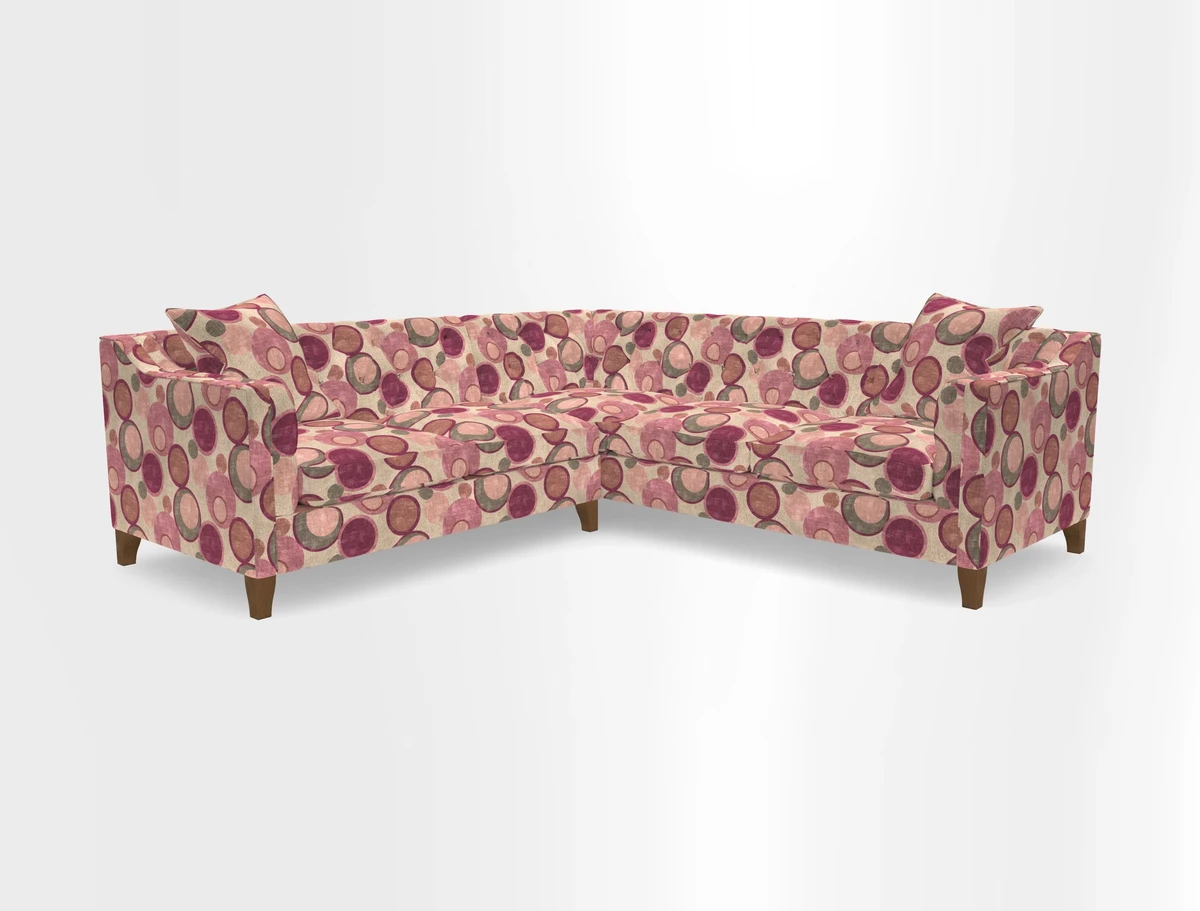 Haresfield Dipped Arm Corner Group LHF & RHF in Two Tone Plain Biscuit
