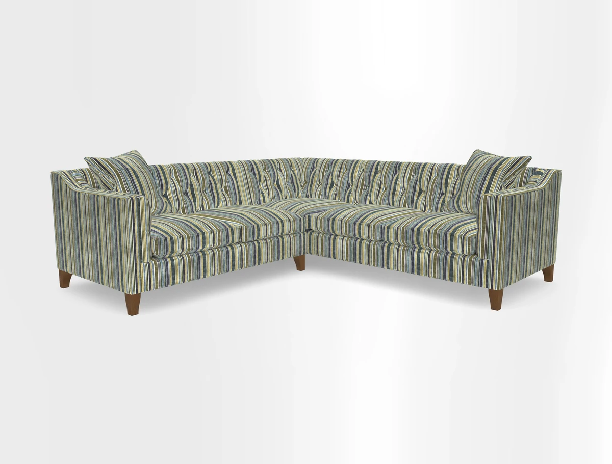 Haresfield Dipped Arm Corner Group LHF & RHF in Two Tone Plain Biscuit