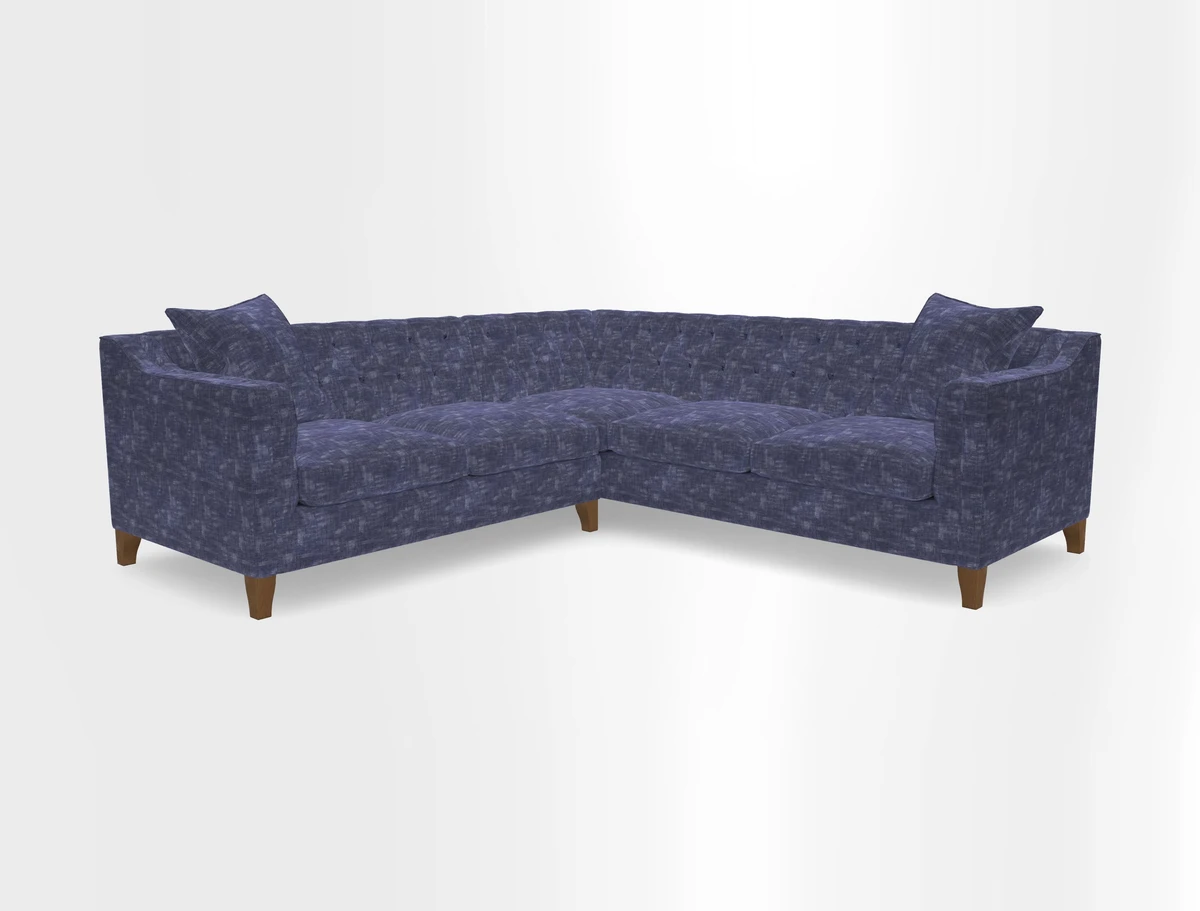Haresfield Dipped Arm Corner Group LHF & RHF in Two Tone Plain Biscuit