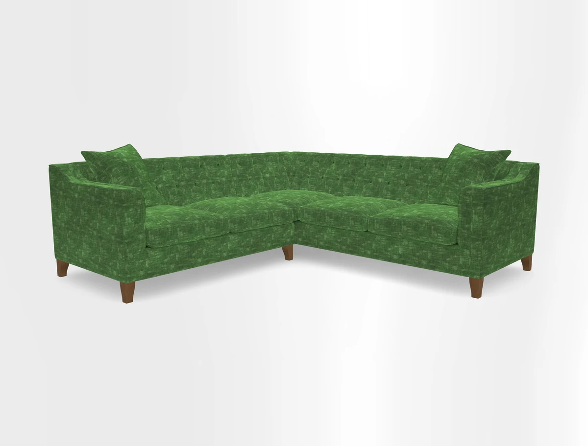 Haresfield Dipped Arm Corner Group LHF & RHF in Two Tone Plain Biscuit