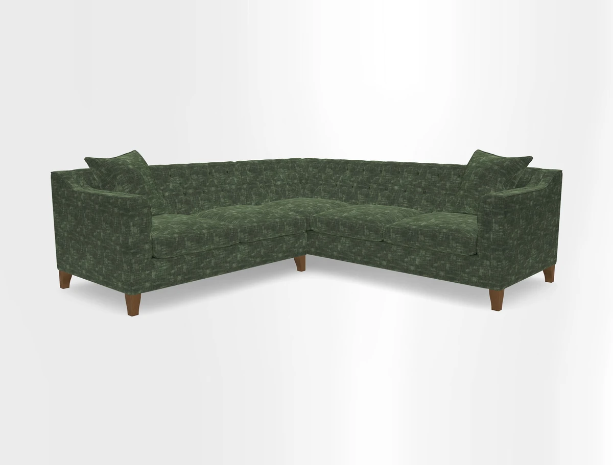 Haresfield Dipped Arm Corner Group LHF & RHF in Two Tone Plain Biscuit