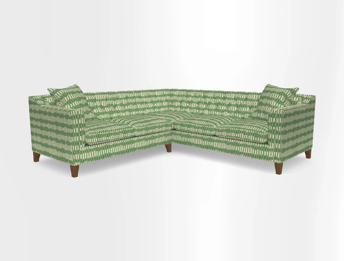 Haresfield Dipped Arm Corner Group LHF & RHF in Two Tone Plain Biscuit