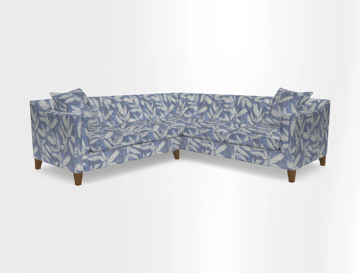 Haresfield Dipped Arm Corner Group LHF & RHF in Two Tone Plain Biscuit