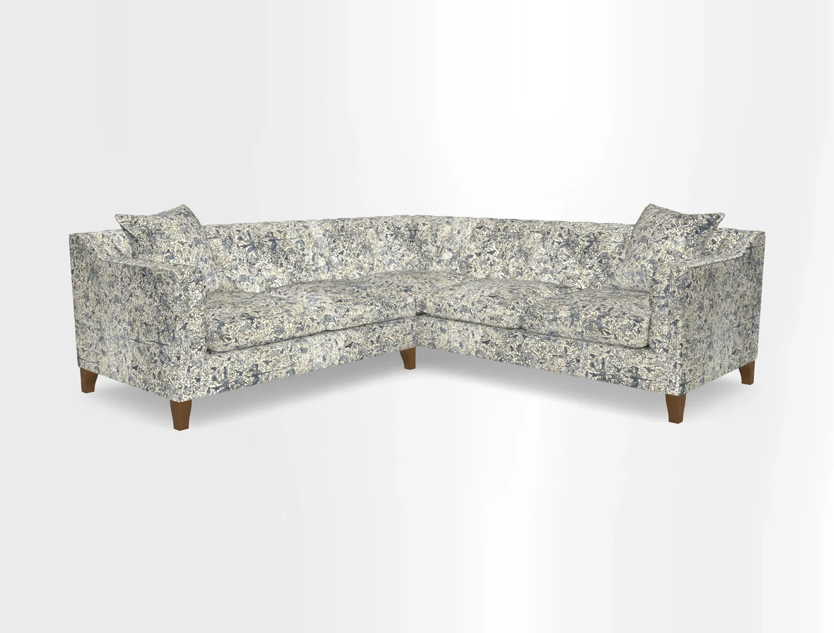 Haresfield Dipped Arm Corner Group LHF & RHF in Two Tone Plain Biscuit