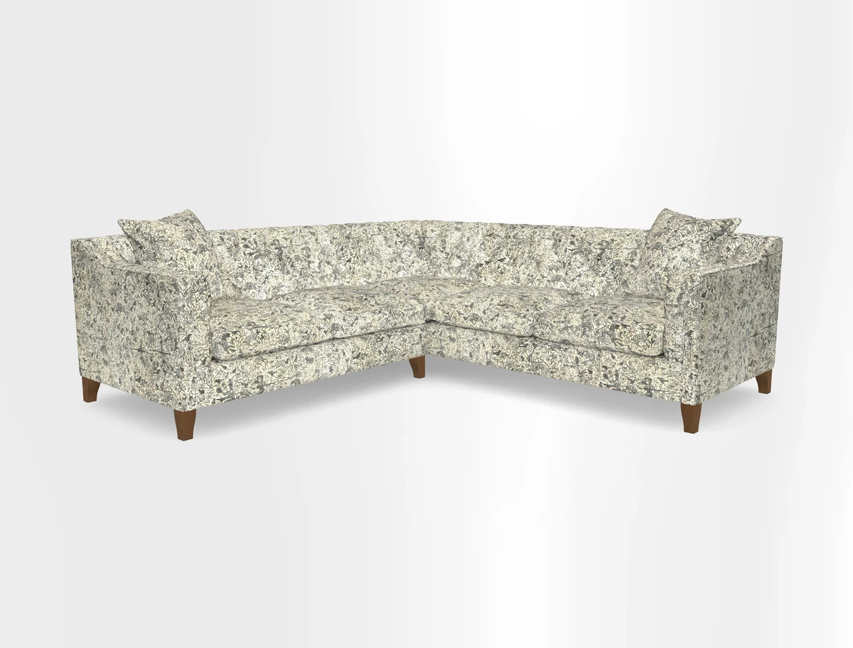 Haresfield Dipped Arm Corner Group LHF & RHF in Two Tone Plain Biscuit
