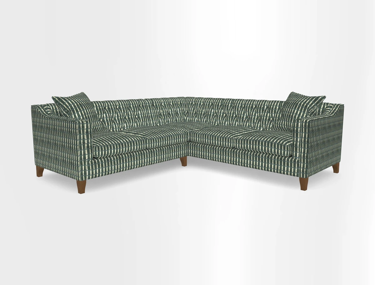 Haresfield Dipped Arm Corner Group LHF & RHF in Two Tone Plain Biscuit