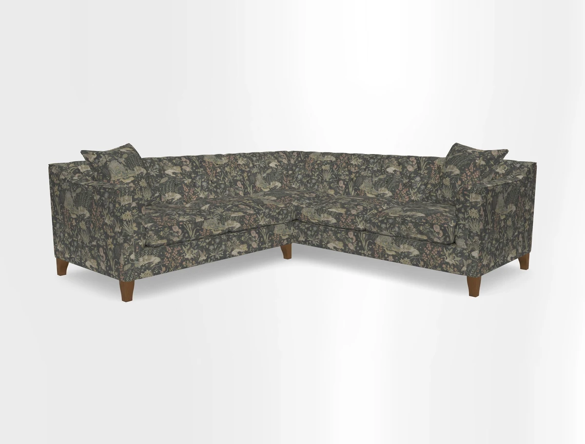 Haresfield Dipped Arm Corner Group LHF & RHF in Two Tone Plain Biscuit