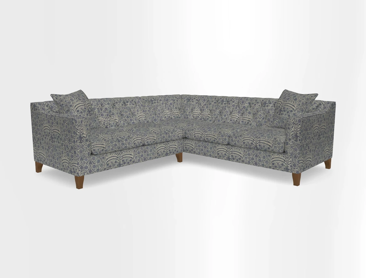 Haresfield Dipped Arm Corner Group LHF & RHF in Two Tone Plain Biscuit