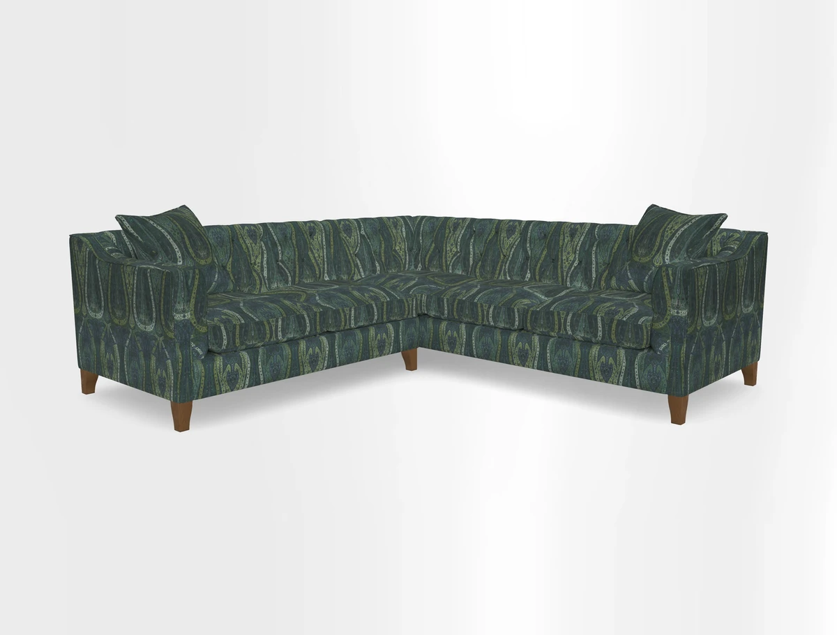 Haresfield Dipped Arm Corner Group LHF & RHF in Two Tone Plain Biscuit