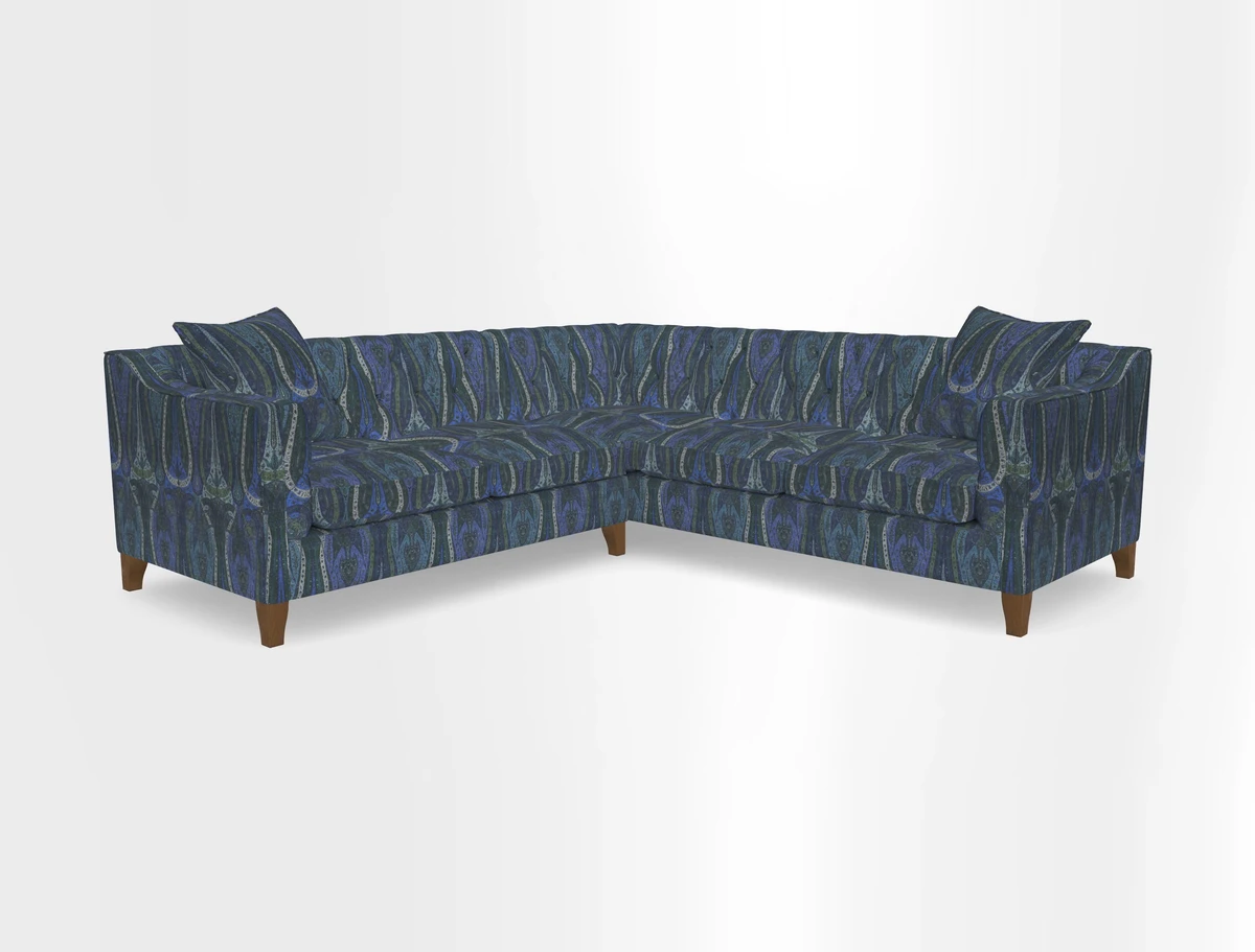 Haresfield Dipped Arm Corner Group LHF & RHF in Two Tone Plain Biscuit