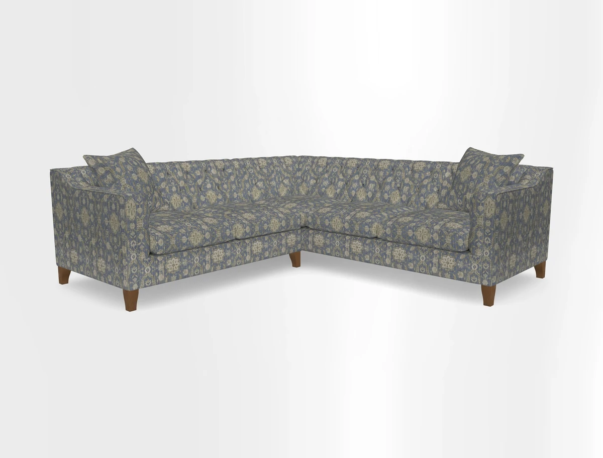Haresfield Dipped Arm Corner Group LHF & RHF in Two Tone Plain Biscuit