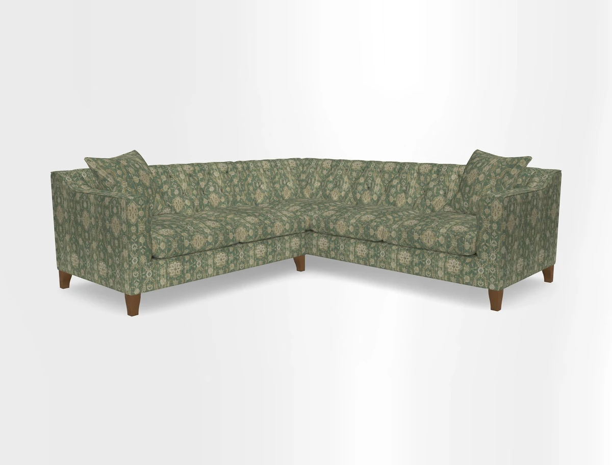 Haresfield Dipped Arm Corner Group LHF & RHF in Two Tone Plain Biscuit
