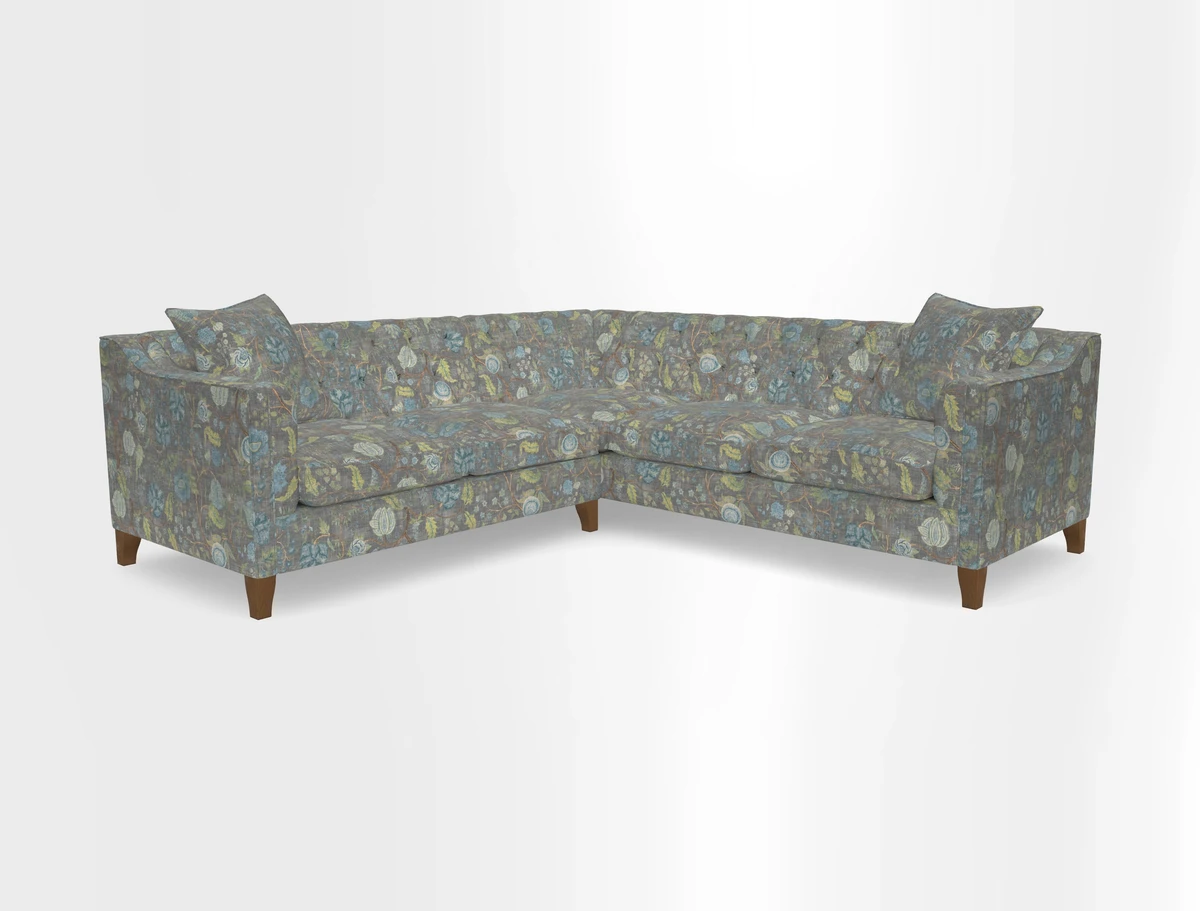 Haresfield Dipped Arm Corner Group LHF & RHF in Two Tone Plain Biscuit