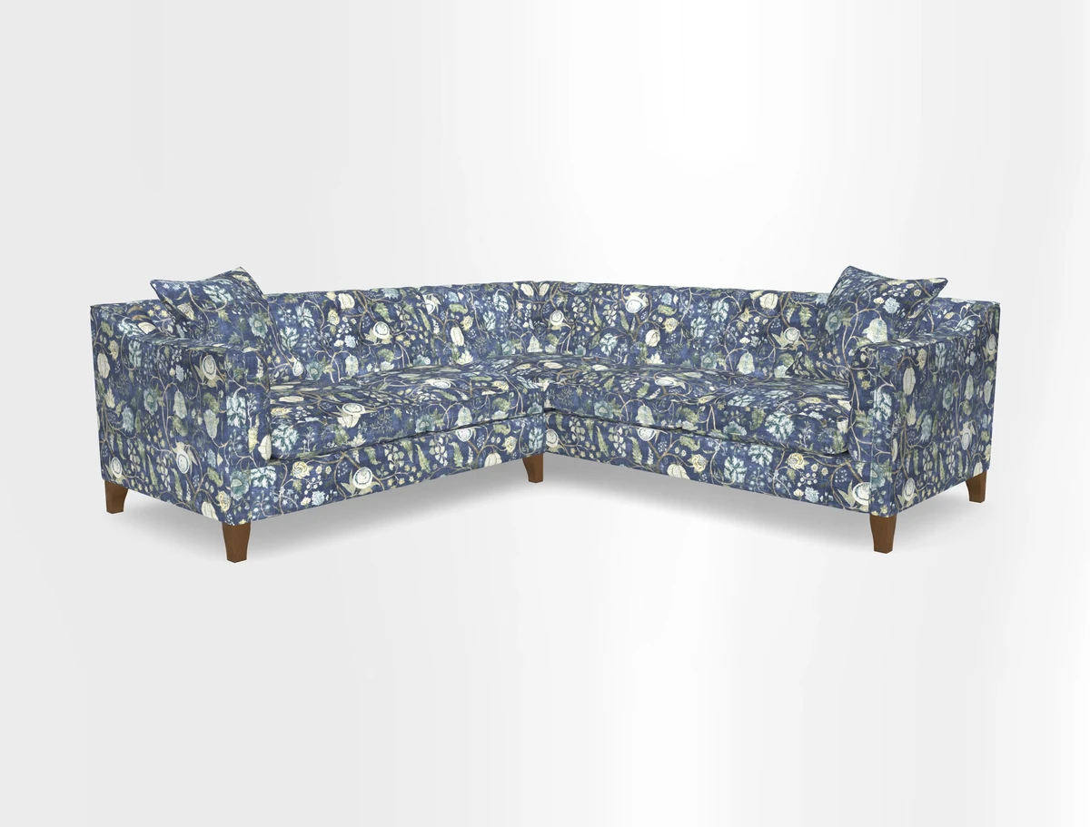 Haresfield Dipped Arm Corner Group LHF & RHF in Two Tone Plain Biscuit