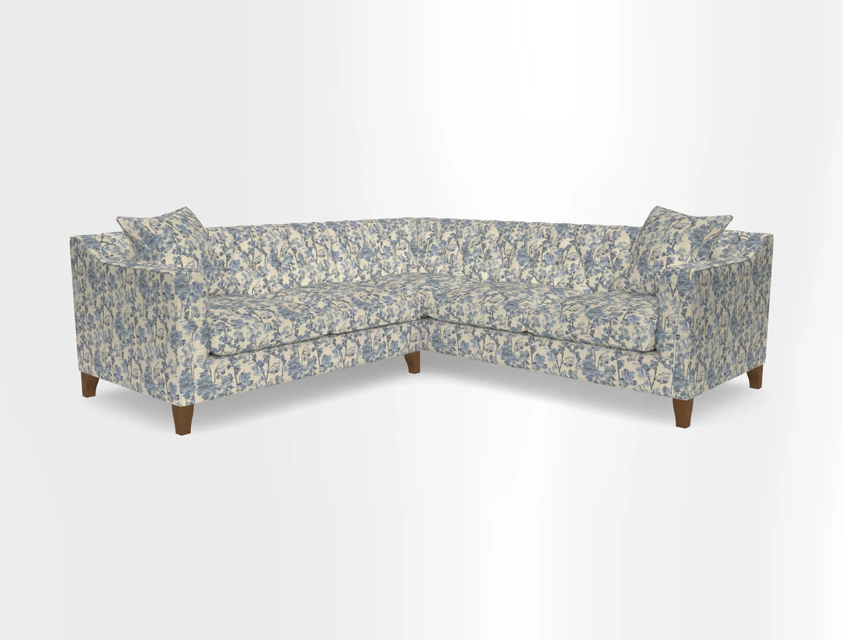 Haresfield Dipped Arm Corner Group LHF & RHF in Two Tone Plain Biscuit