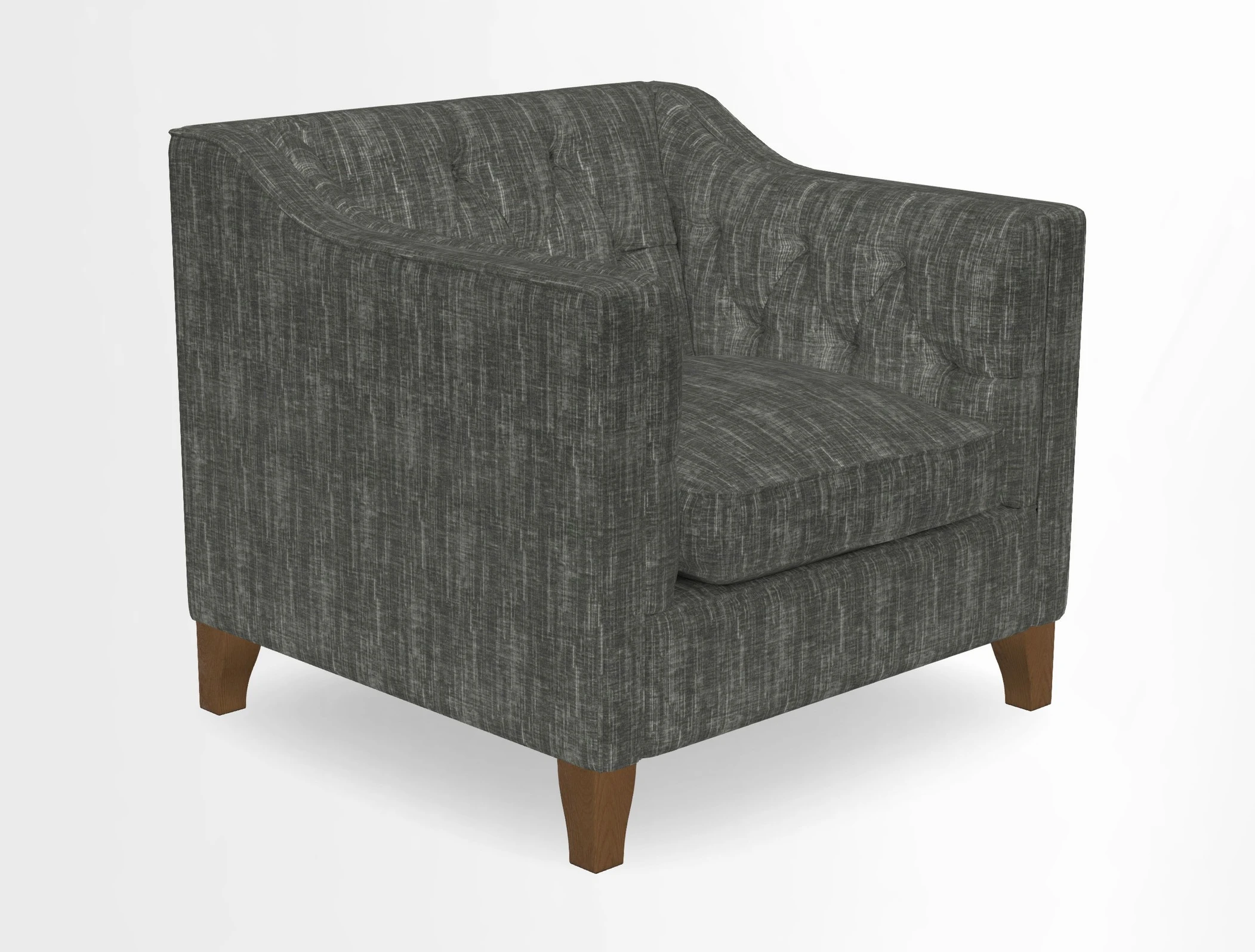 Haresfield Dipped Arm Chair in Two Tone Plain Biscuit