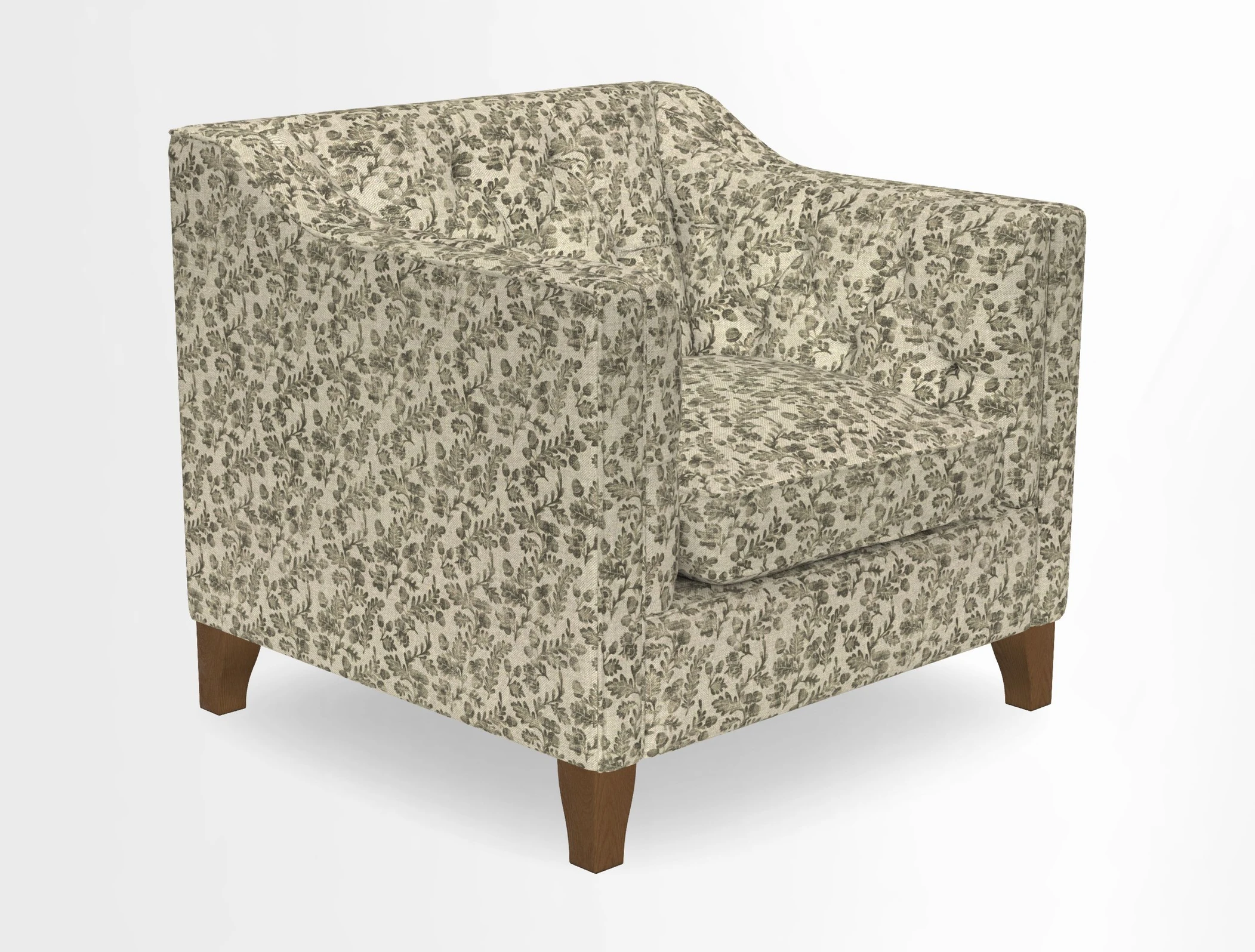 Haresfield Dipped Arm Chair in Two Tone Plain Biscuit