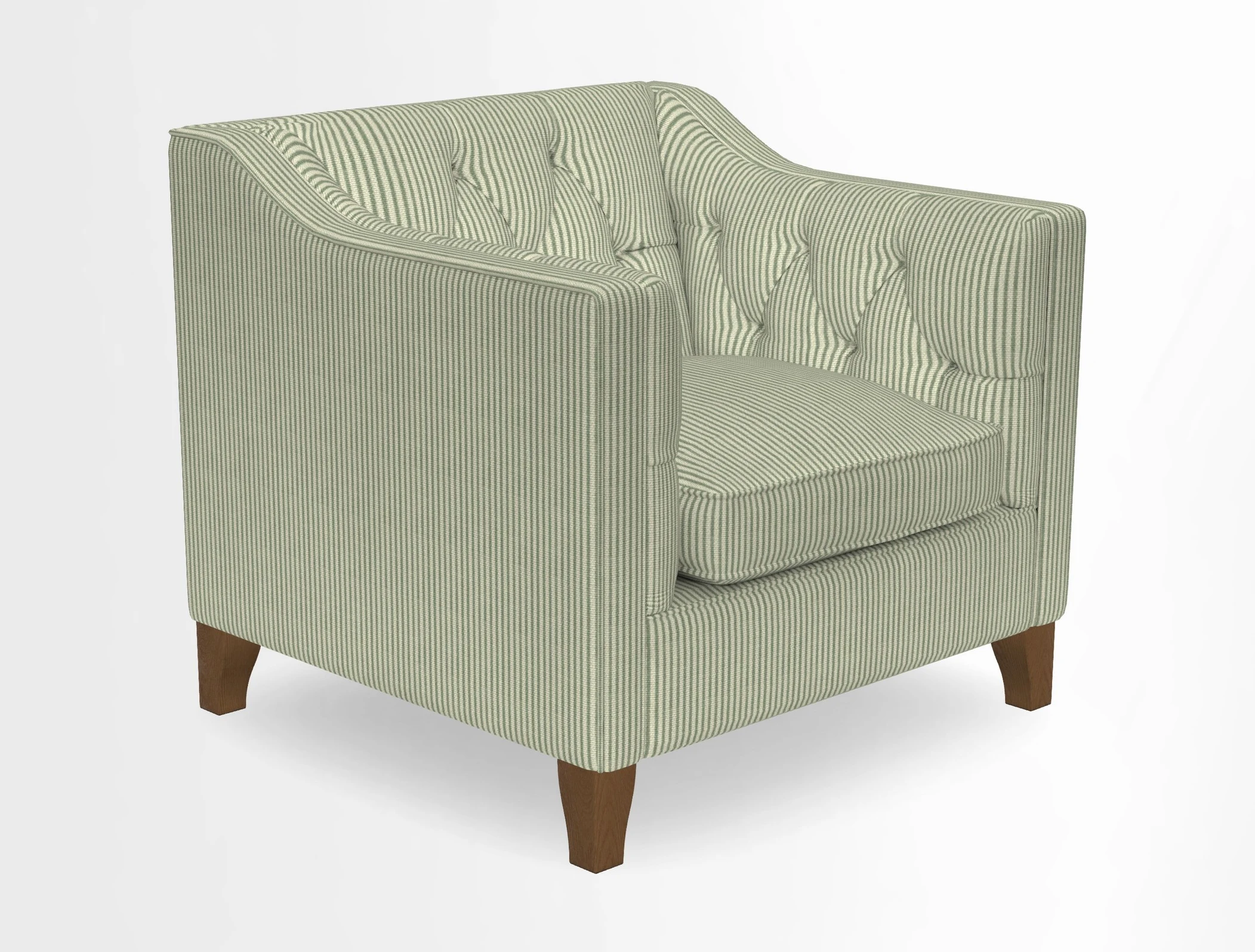 Haresfield Dipped Arm Chair in Two Tone Plain Biscuit