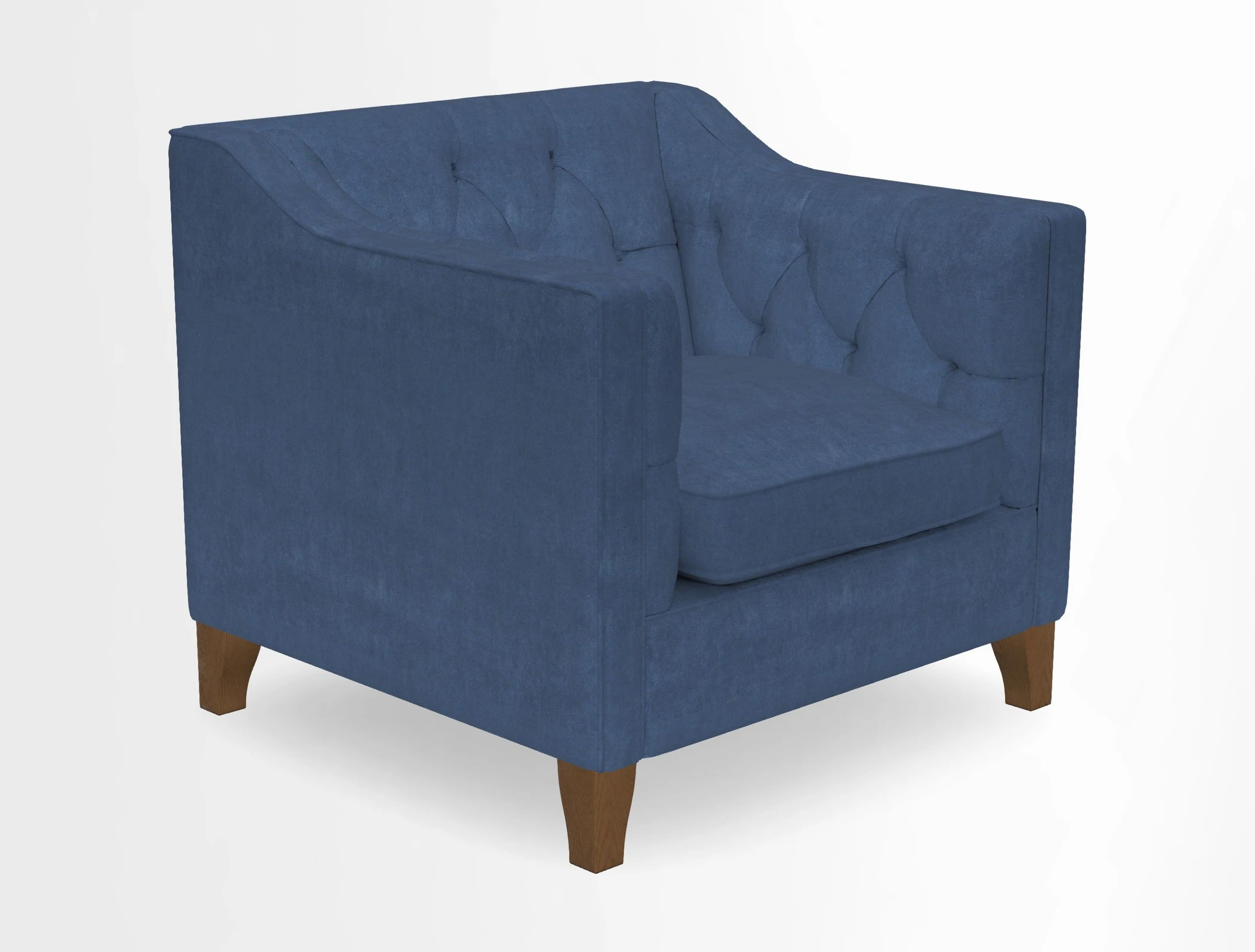 Haresfield Dipped Arm Chair in Two Tone Plain Biscuit