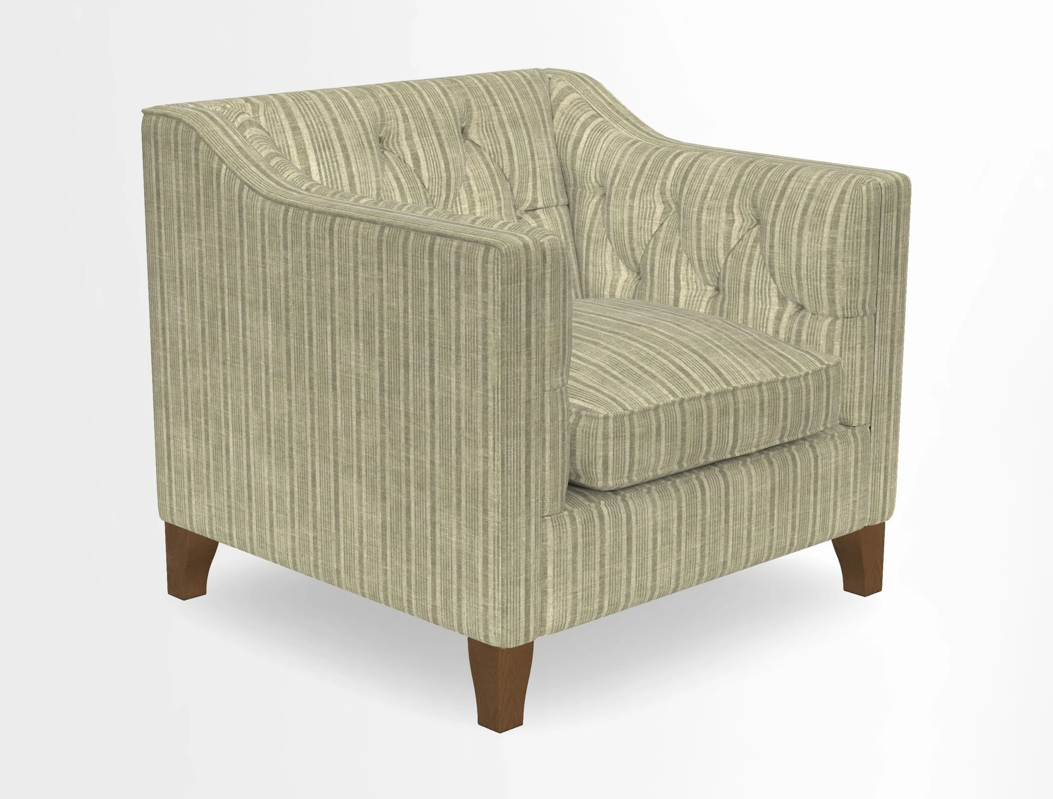 Haresfield Dipped Arm Chair in Two Tone Plain Biscuit