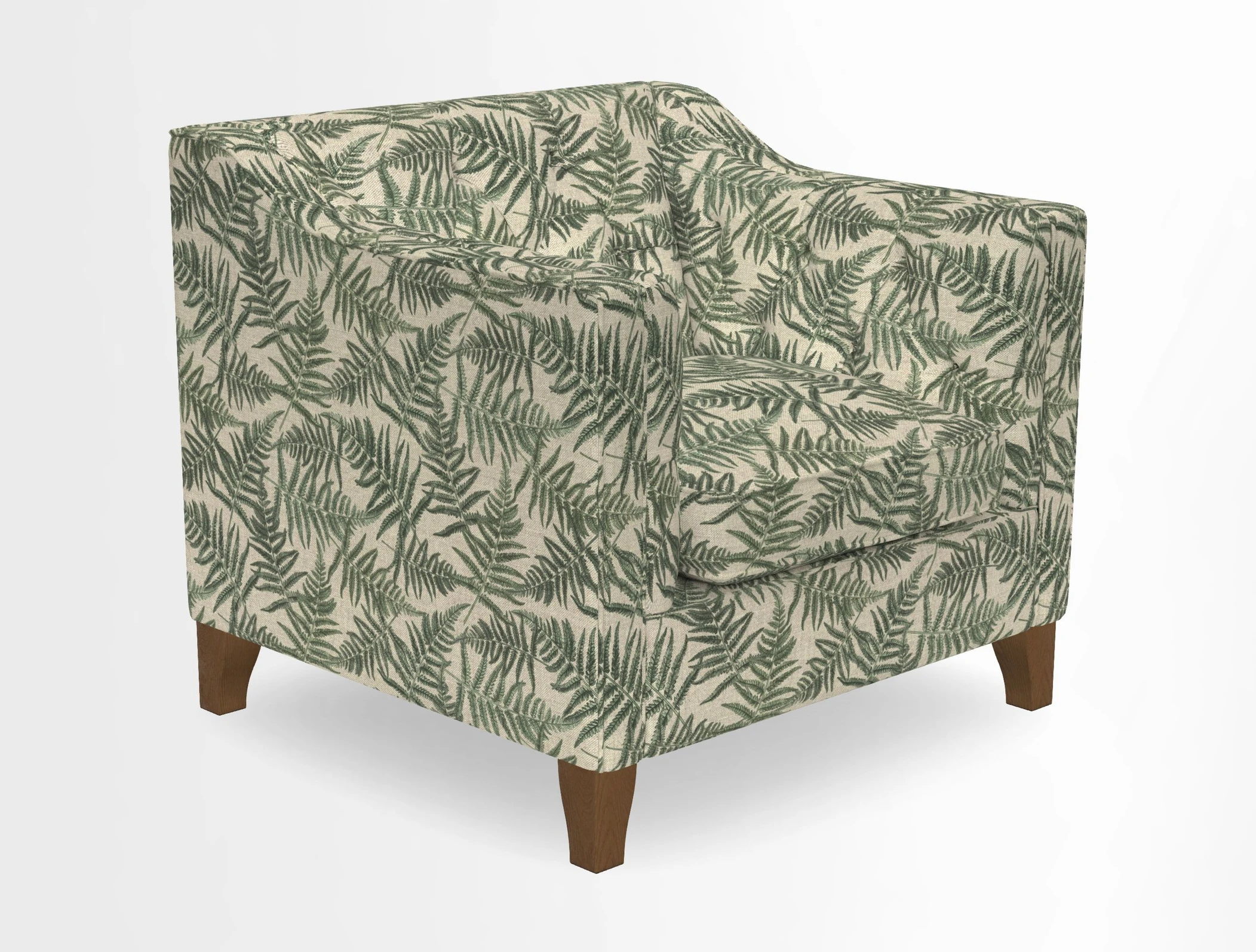 Haresfield Dipped Arm Chair in Two Tone Plain Biscuit