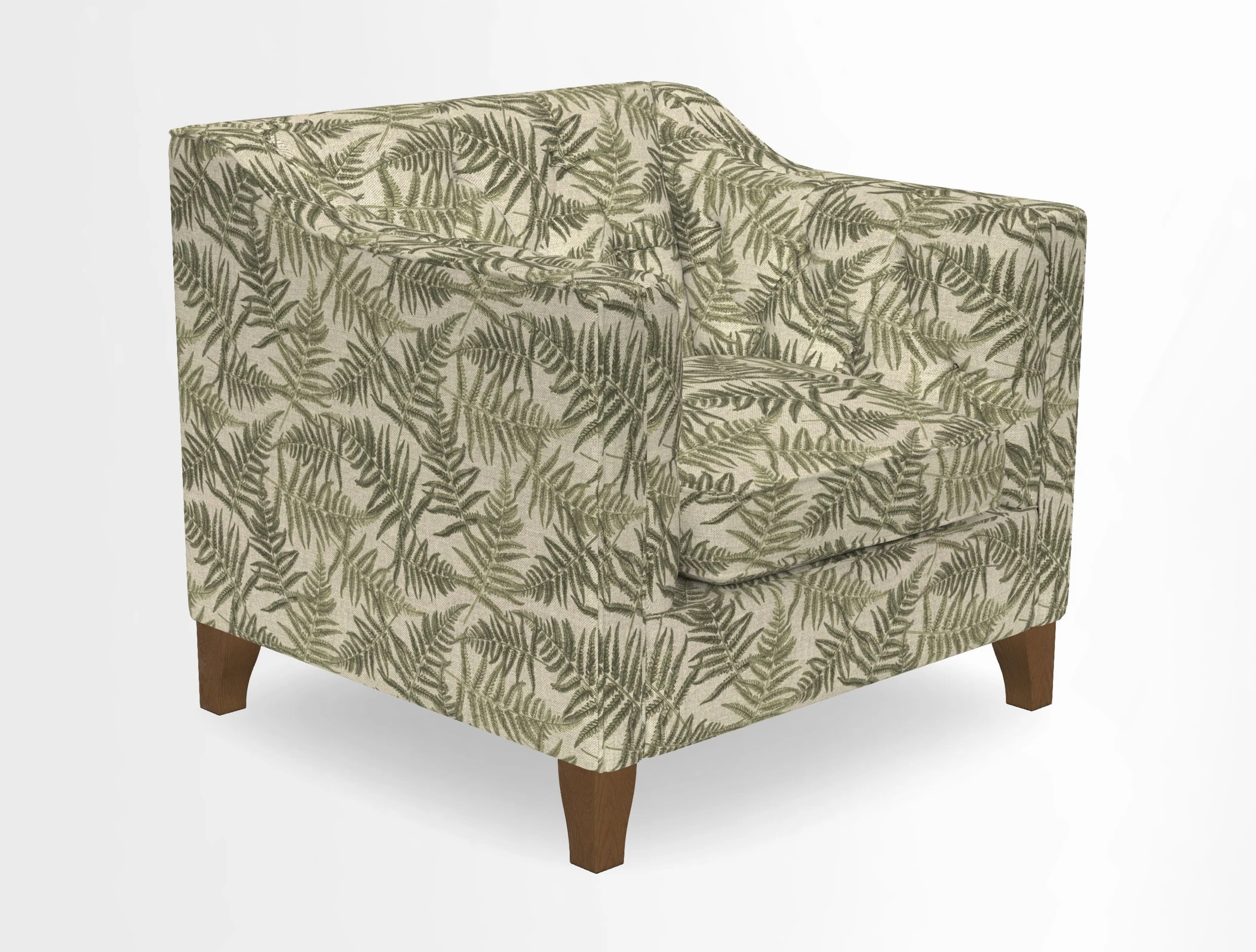 Haresfield Dipped Arm Chair in Two Tone Plain Biscuit