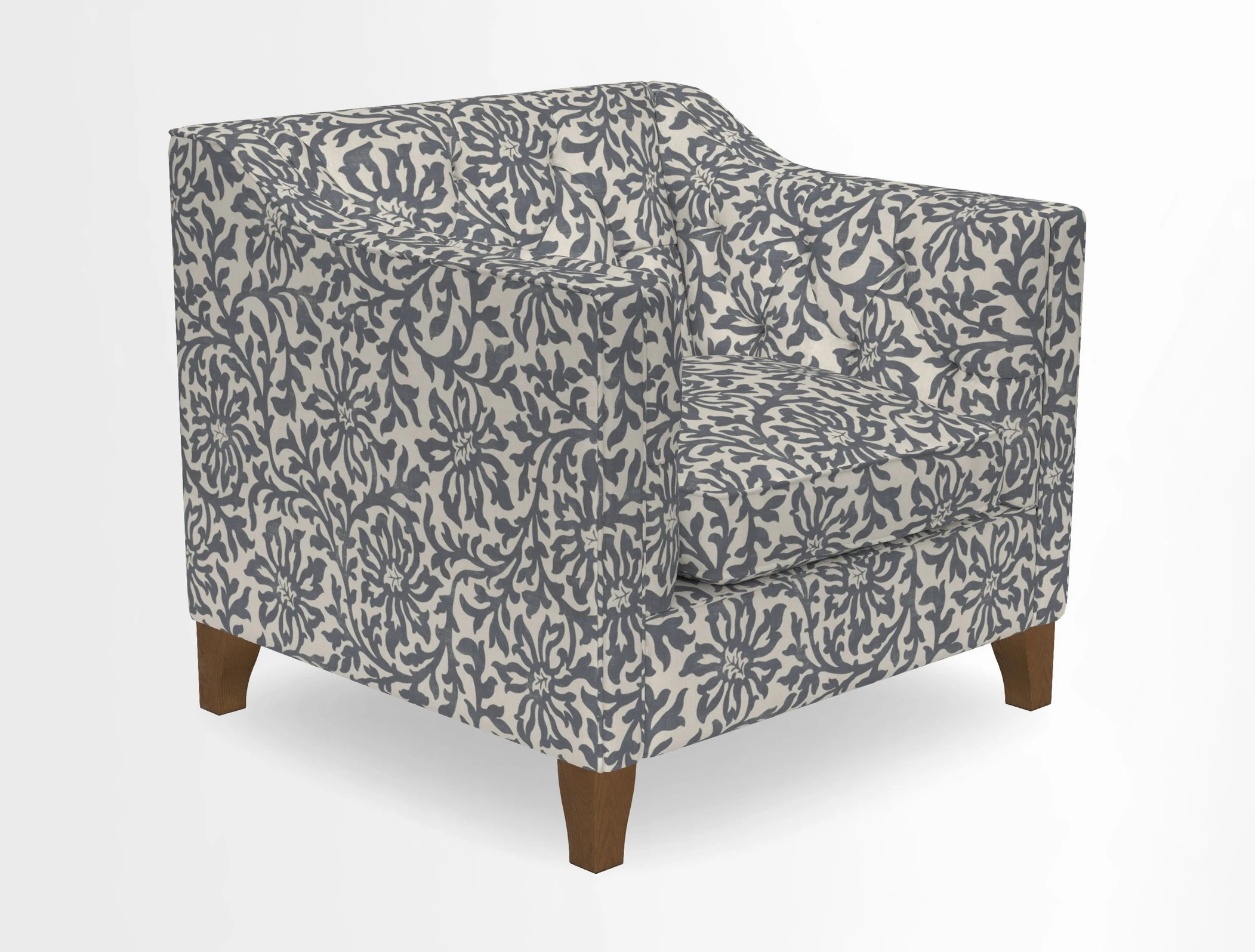 Haresfield Dipped Arm Chair in Two Tone Plain Biscuit