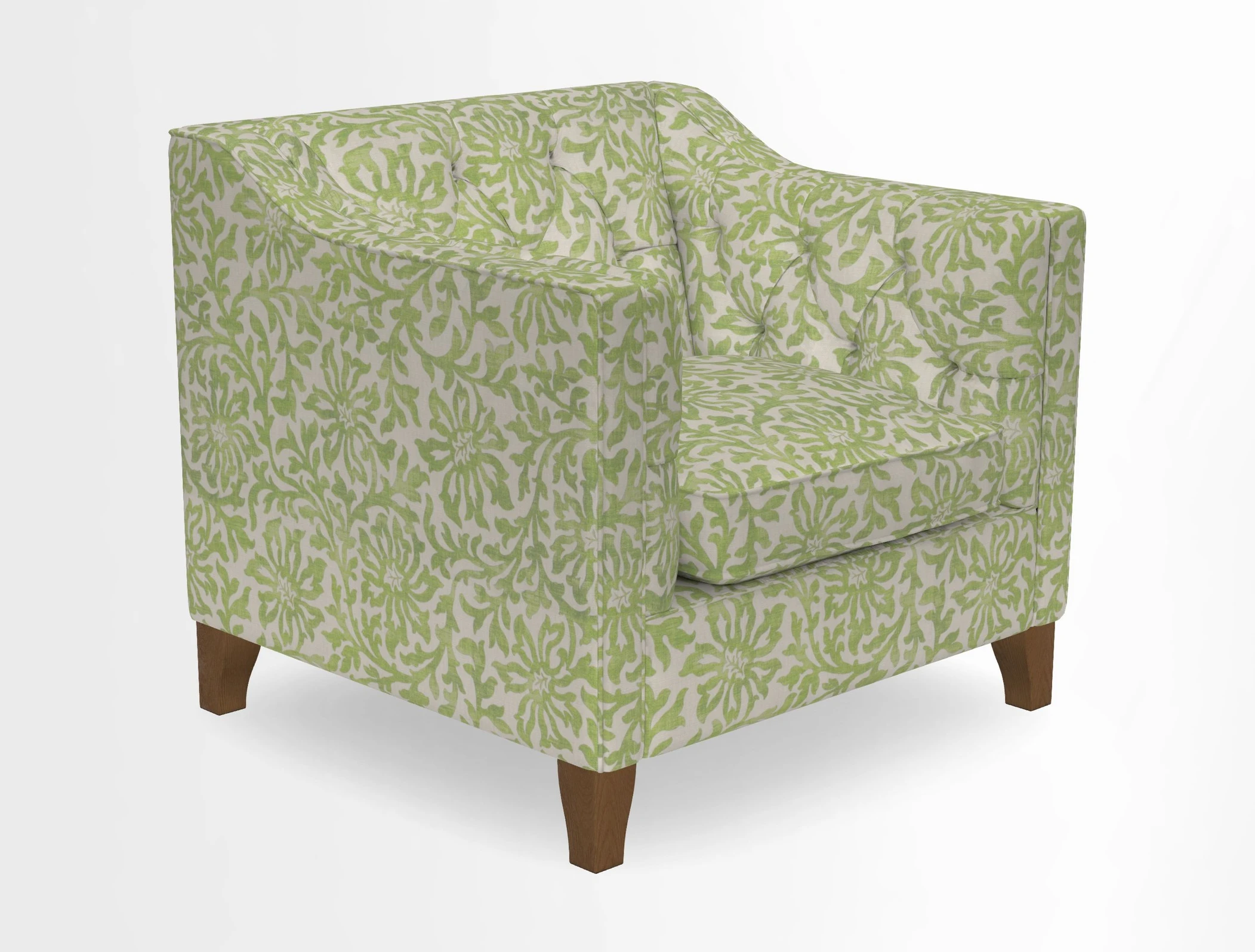 Haresfield Dipped Arm Chair in Two Tone Plain Biscuit