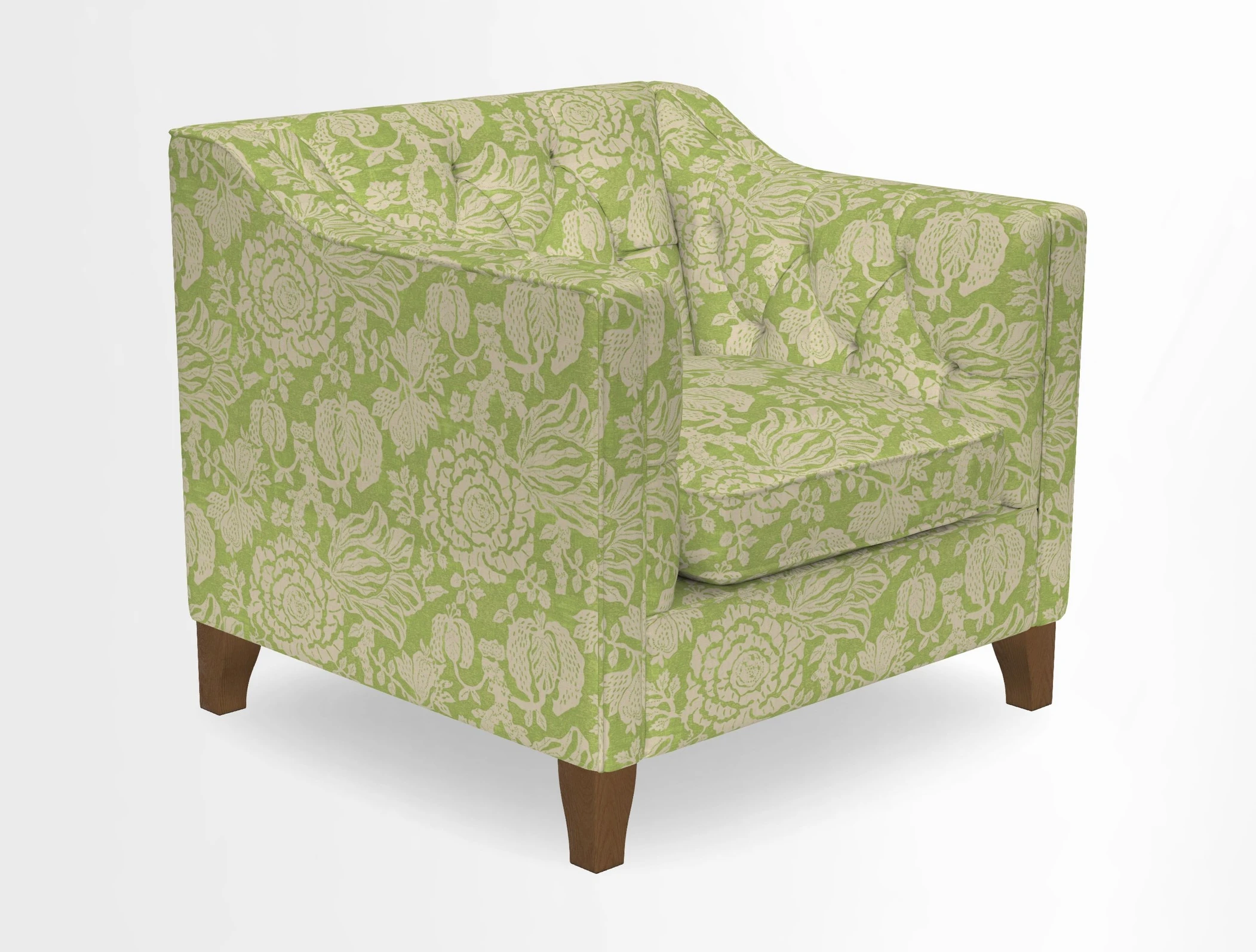 Haresfield Dipped Arm Chair in Two Tone Plain Biscuit