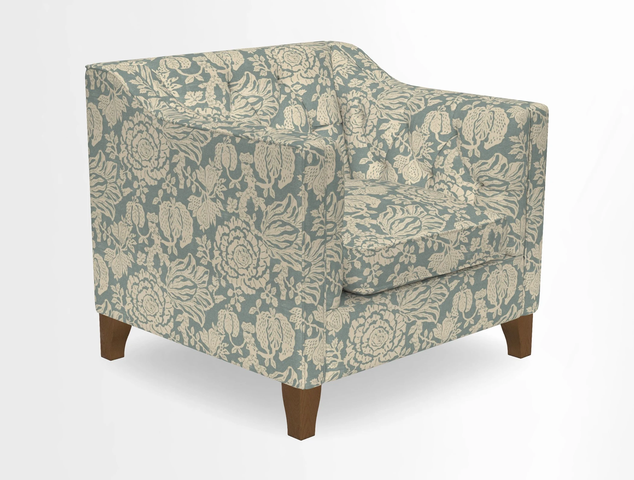Haresfield Dipped Arm Chair in Two Tone Plain Biscuit