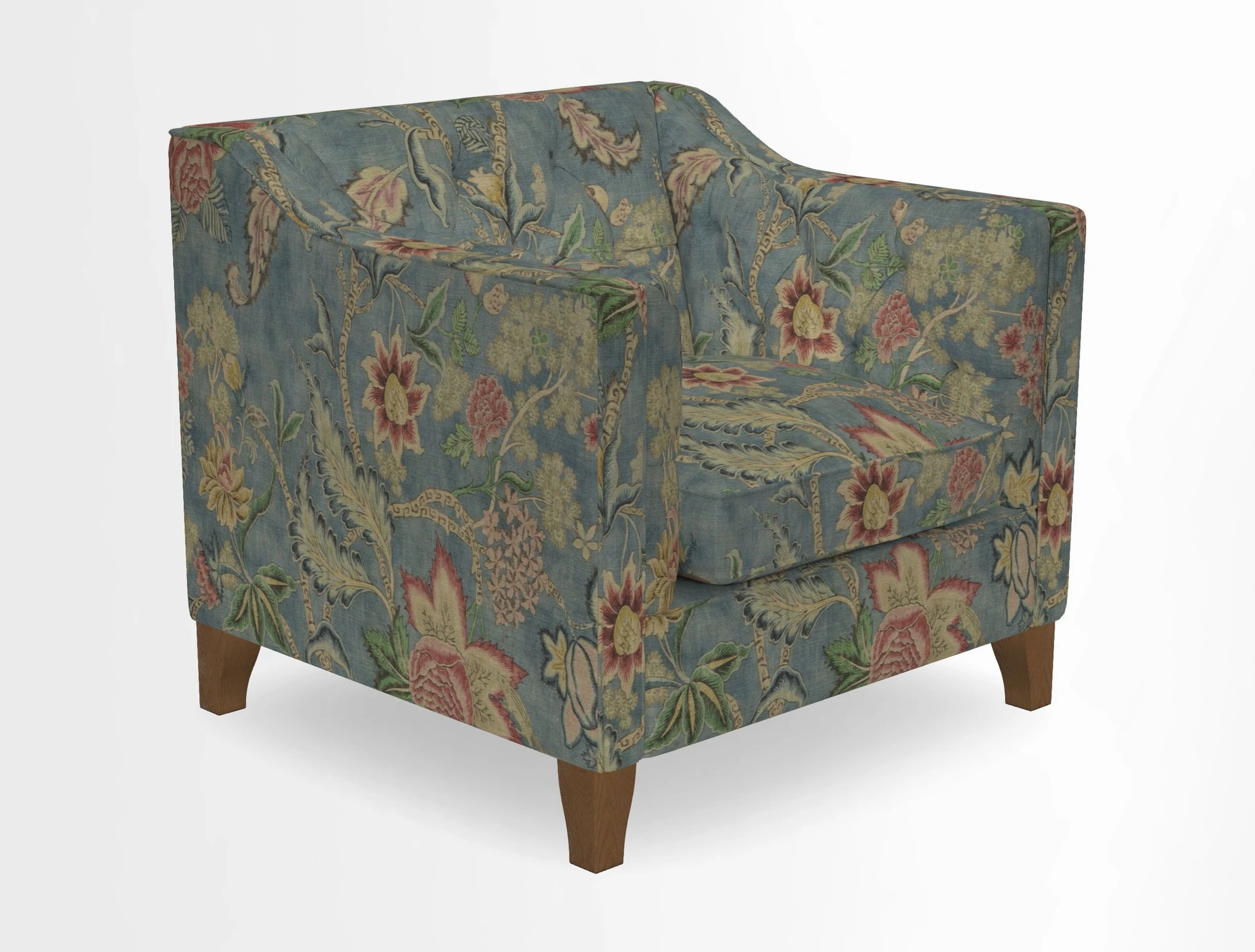 Haresfield Dipped Arm Chair in Two Tone Plain Biscuit