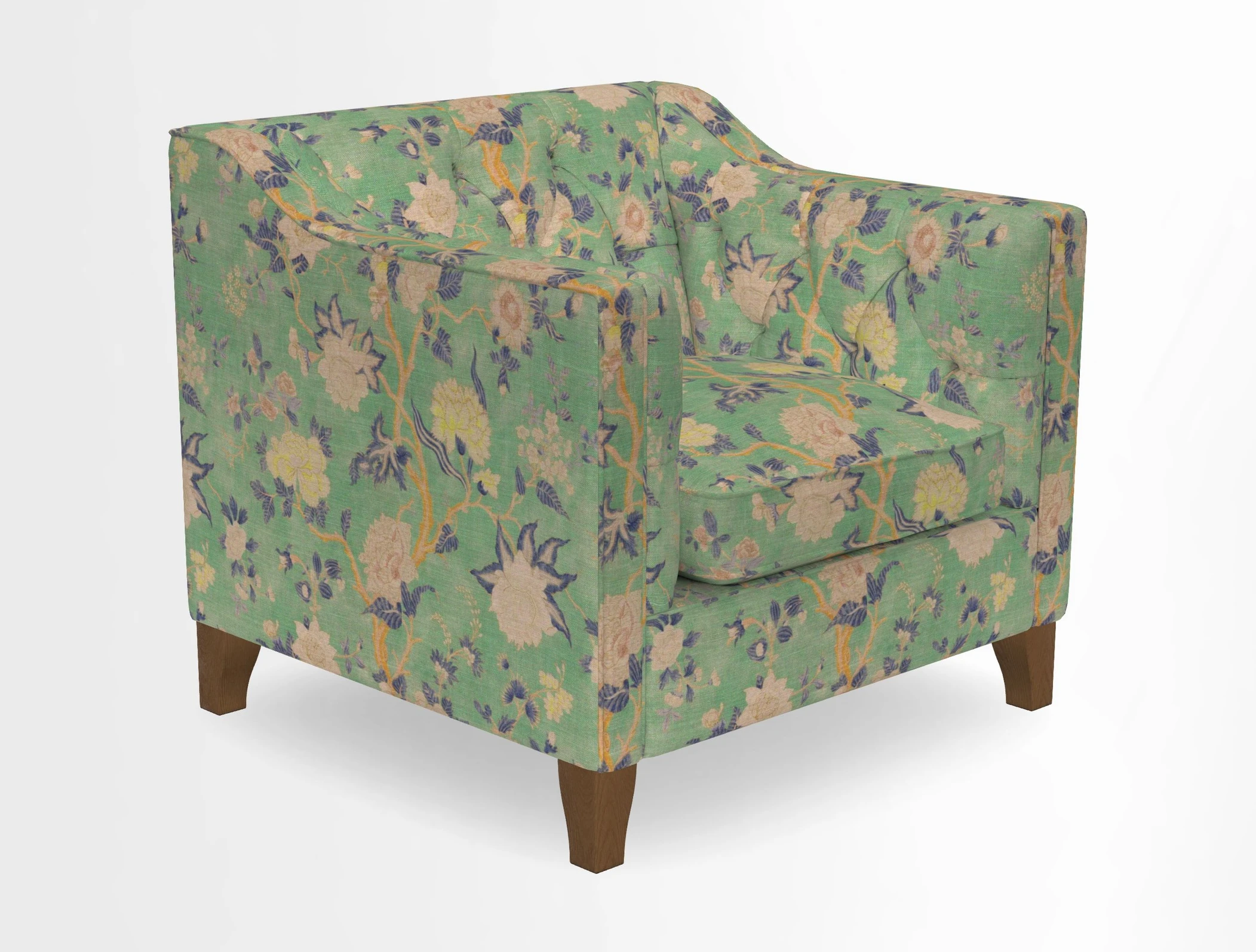 Haresfield Dipped Arm Chair in Two Tone Plain Biscuit