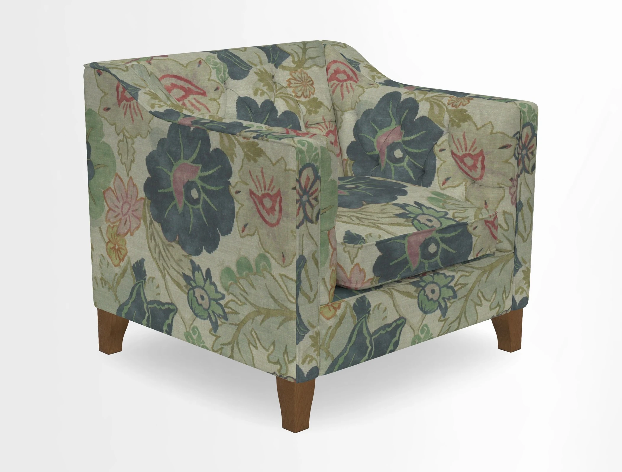 Haresfield Dipped Arm Chair in Two Tone Plain Biscuit