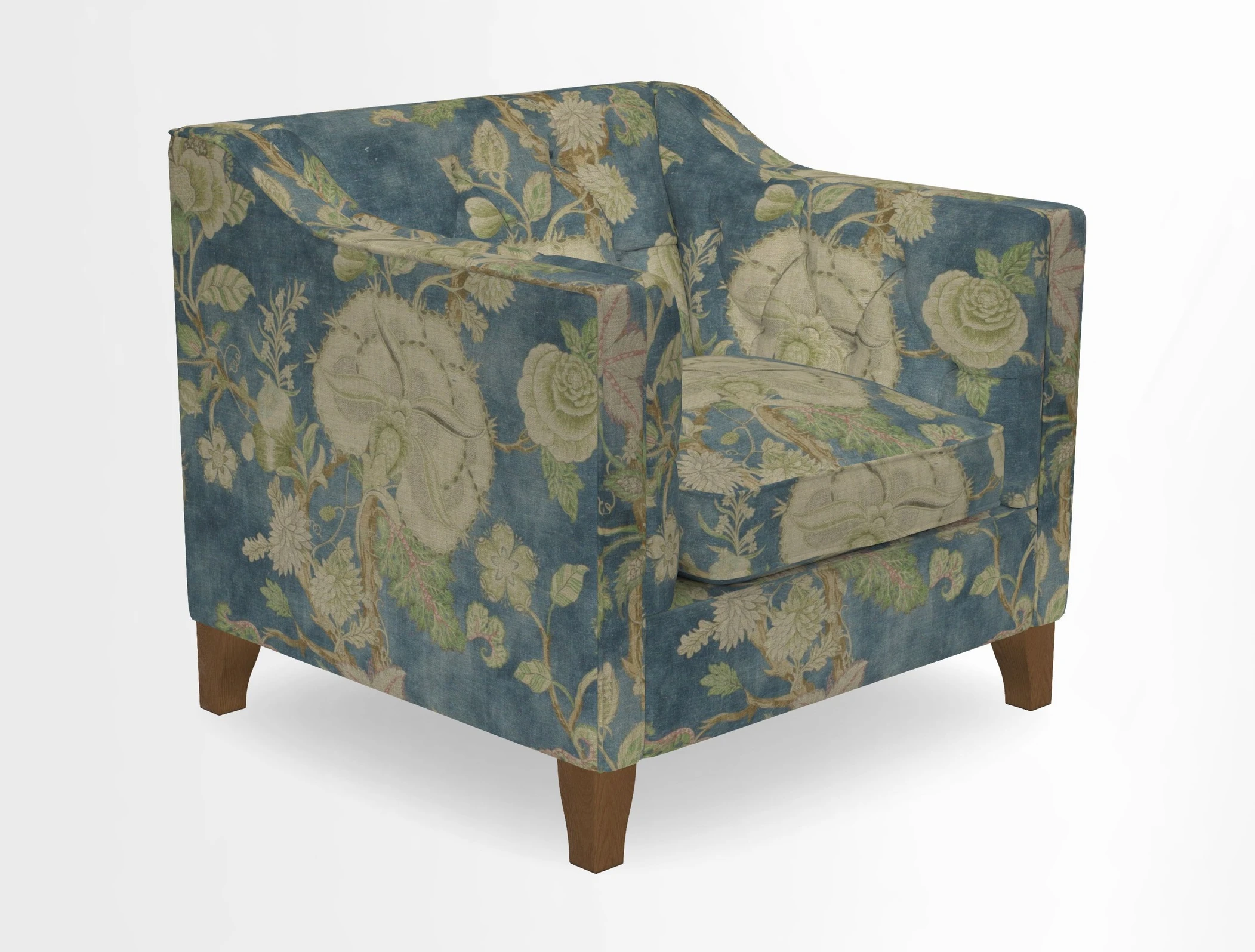 Haresfield Dipped Arm Chair in Two Tone Plain Biscuit