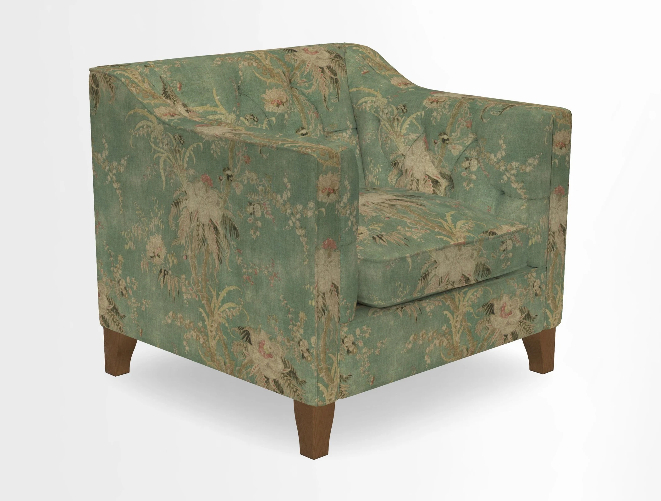 Haresfield Dipped Arm Chair in Two Tone Plain Biscuit