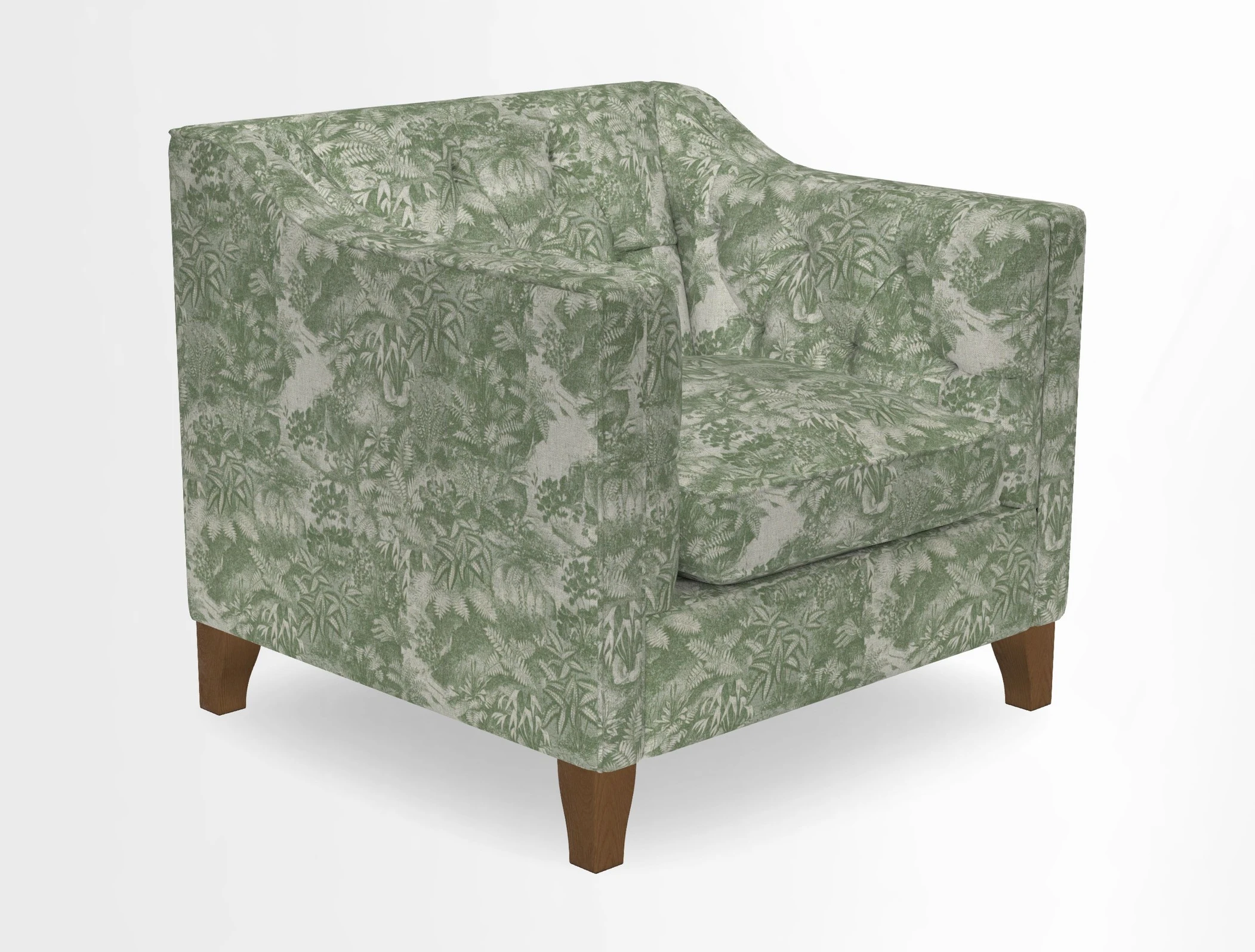 Haresfield Dipped Arm Chair in Two Tone Plain Biscuit