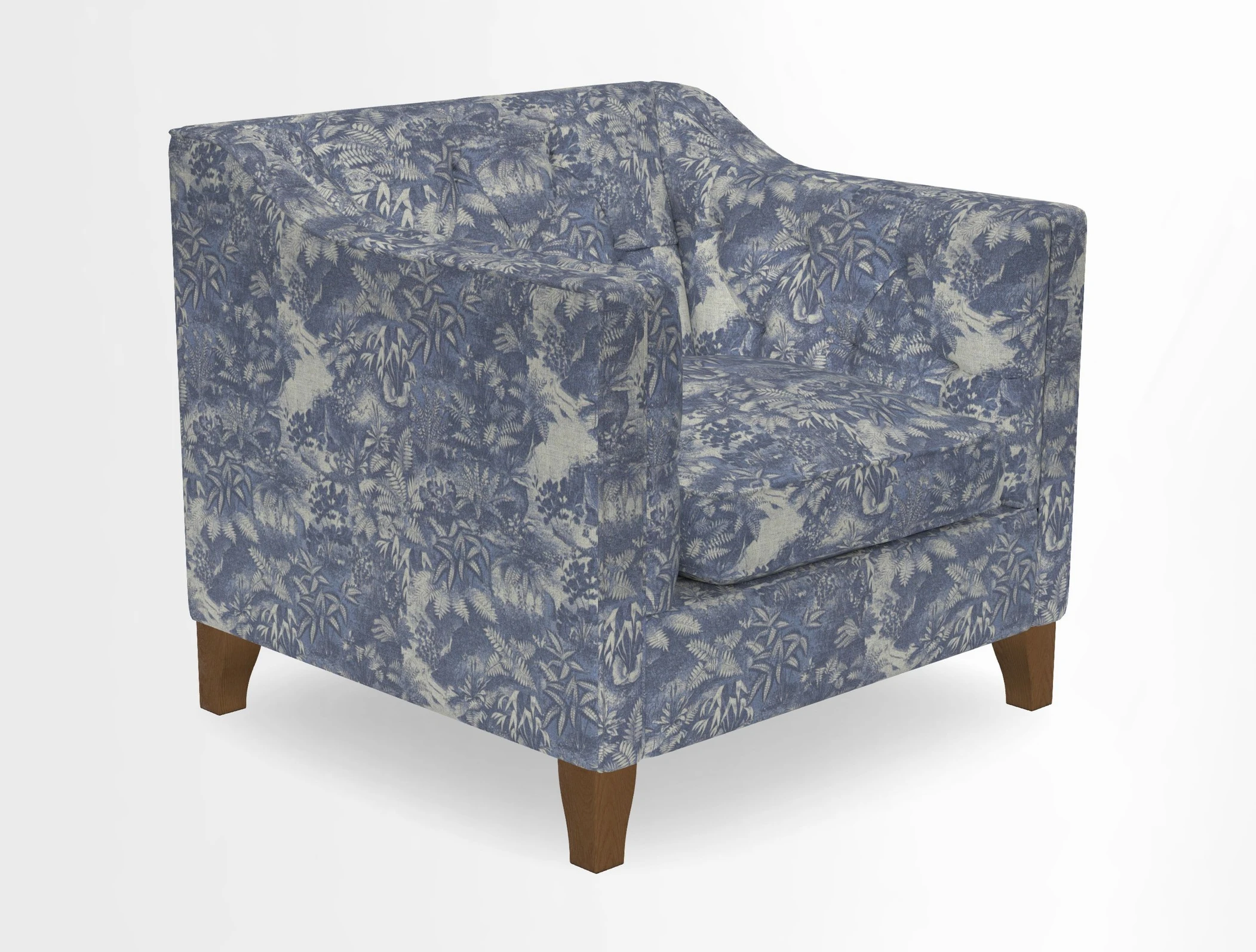 Haresfield Dipped Arm Chair in Two Tone Plain Biscuit