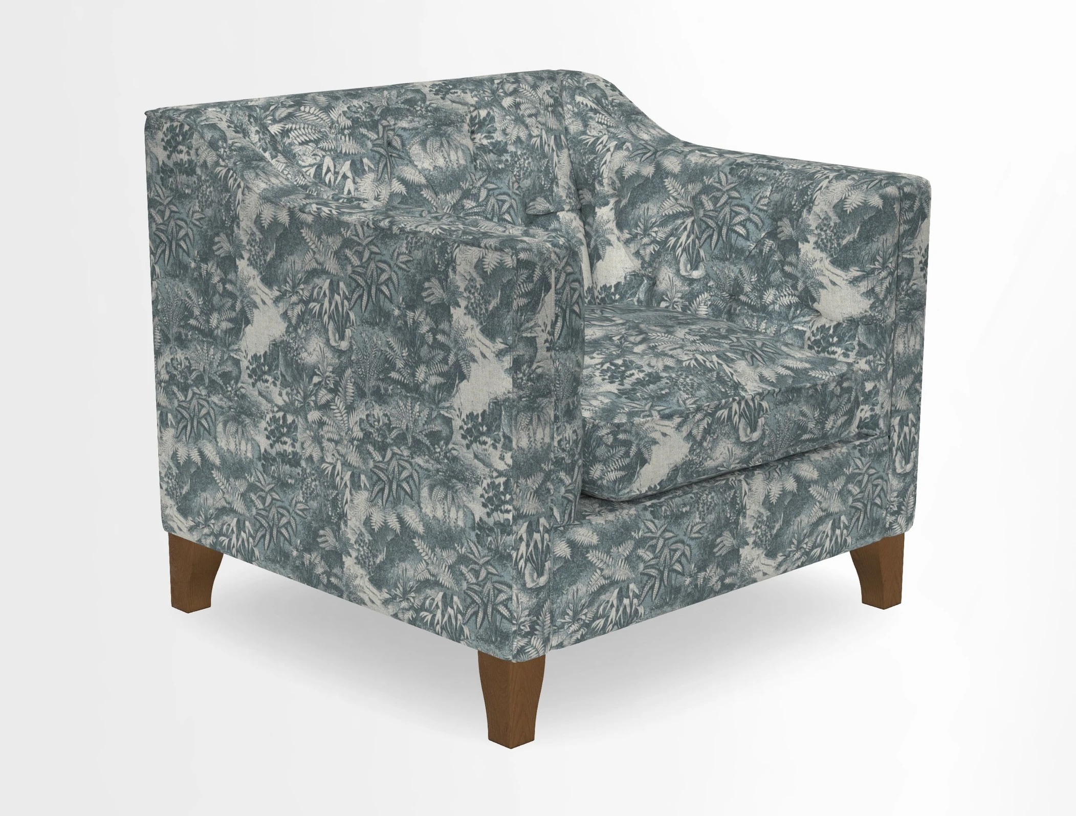 Haresfield Dipped Arm Chair in Two Tone Plain Biscuit