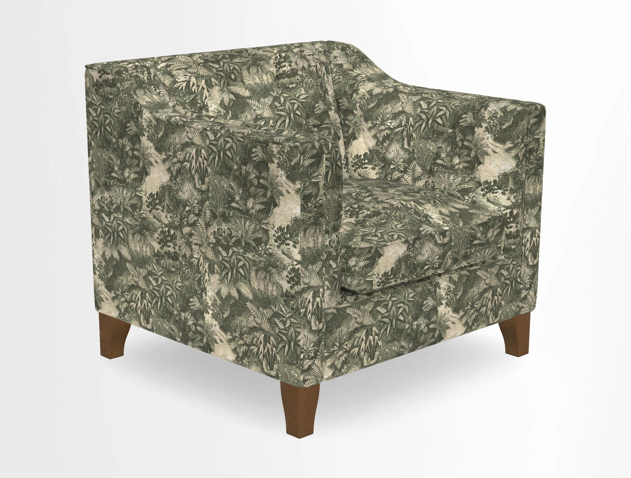 Haresfield Dipped Arm Chair in Two Tone Plain Biscuit