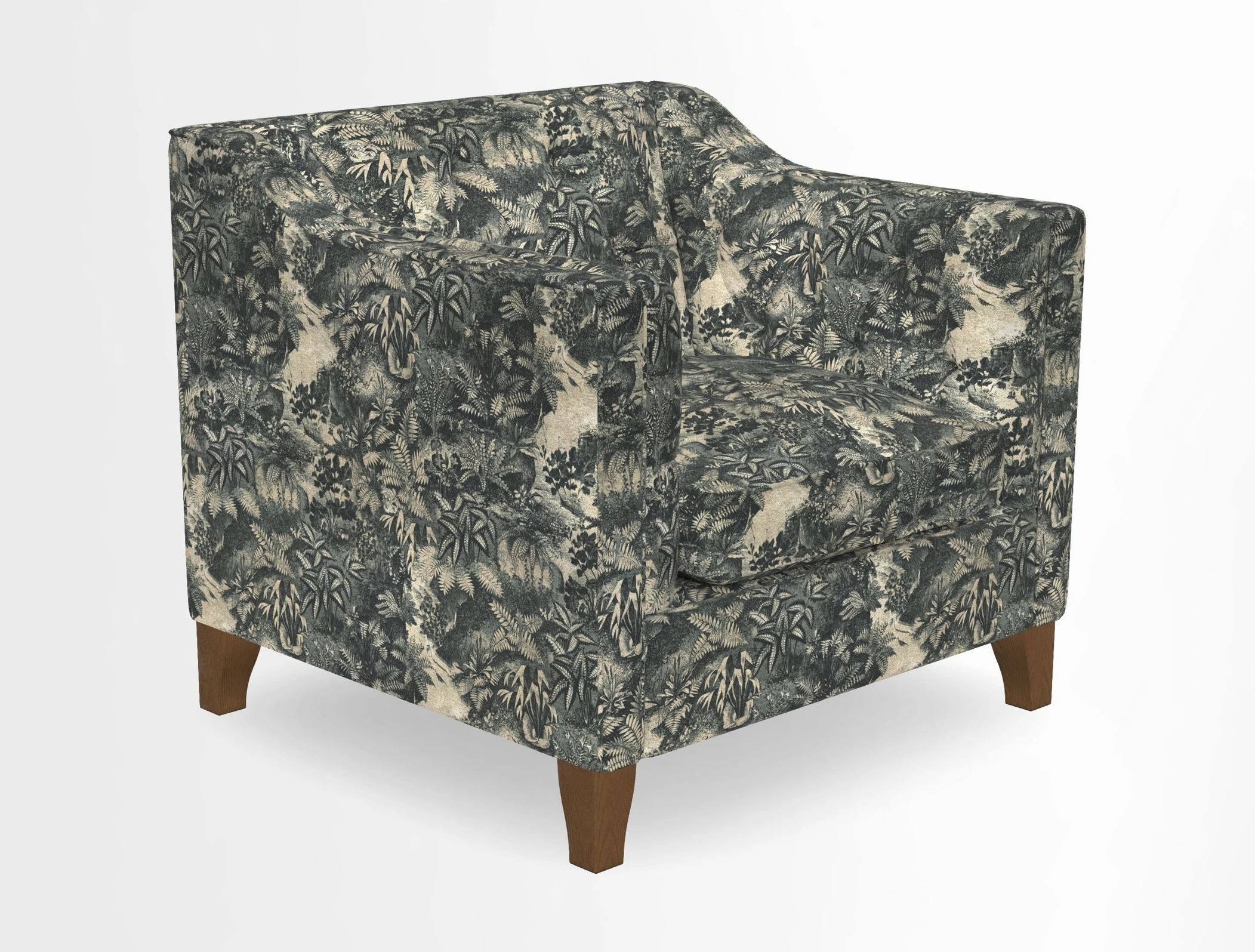 Haresfield Dipped Arm Chair in Two Tone Plain Biscuit