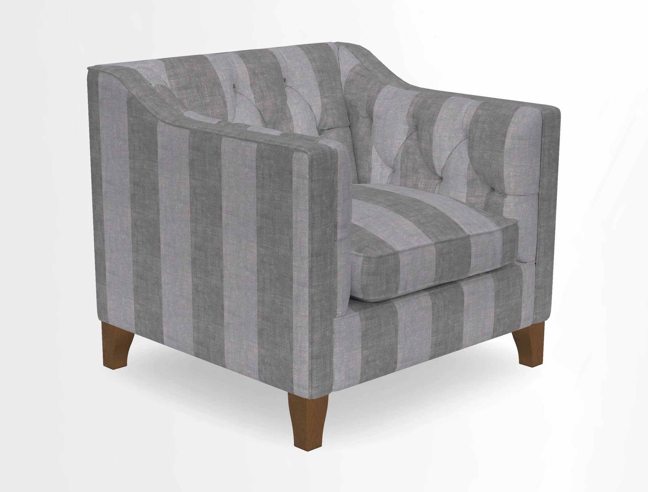 Haresfield Dipped Arm Chair in Two Tone Plain Biscuit