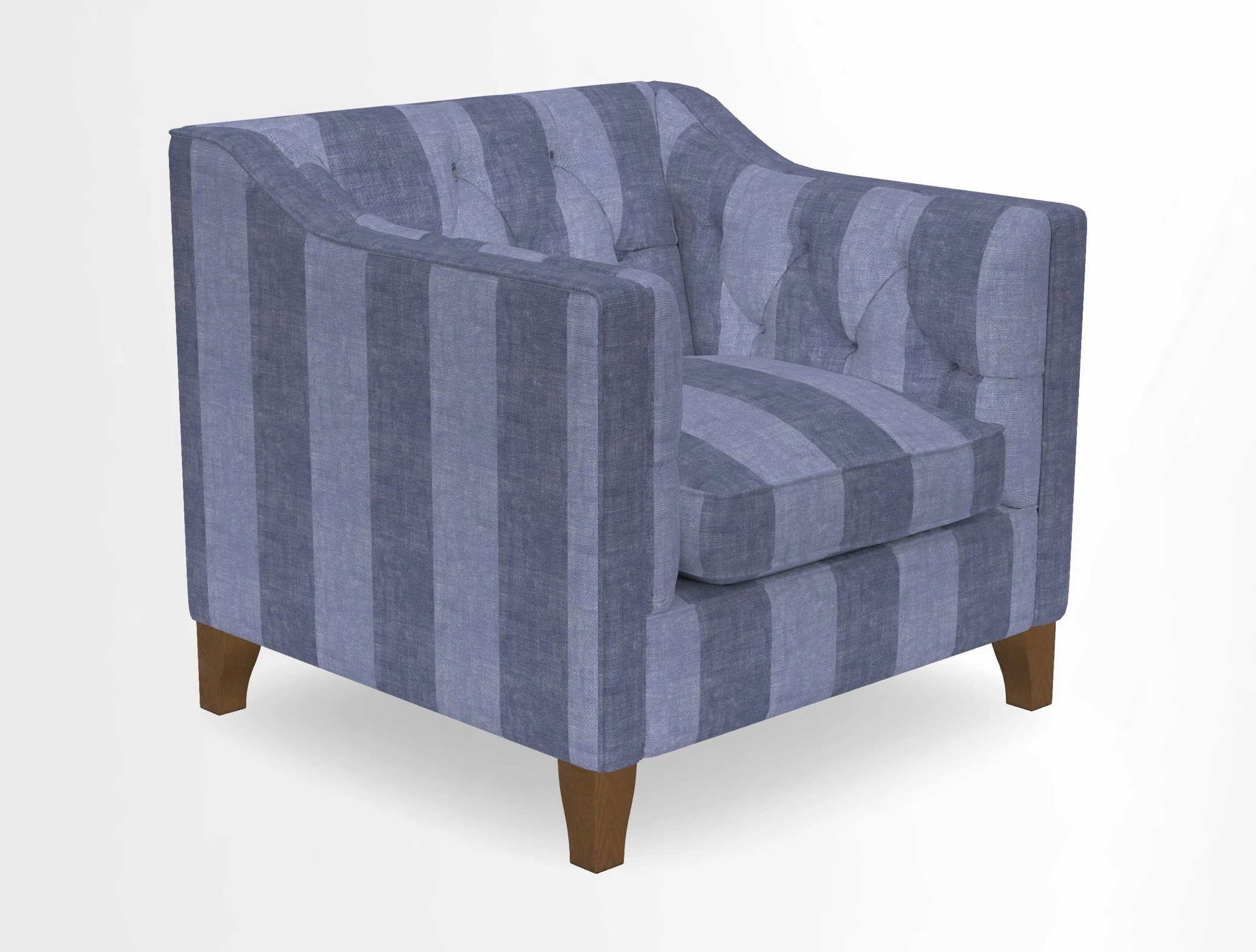 Haresfield Dipped Arm Chair in Two Tone Plain Biscuit